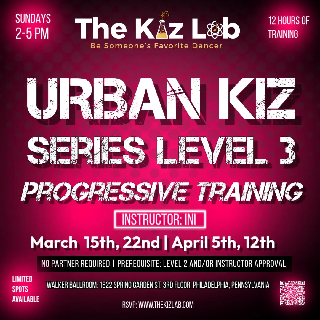 Urban Kiz Series Level 3: March 15th, March 22nd, April 5th, April 12th