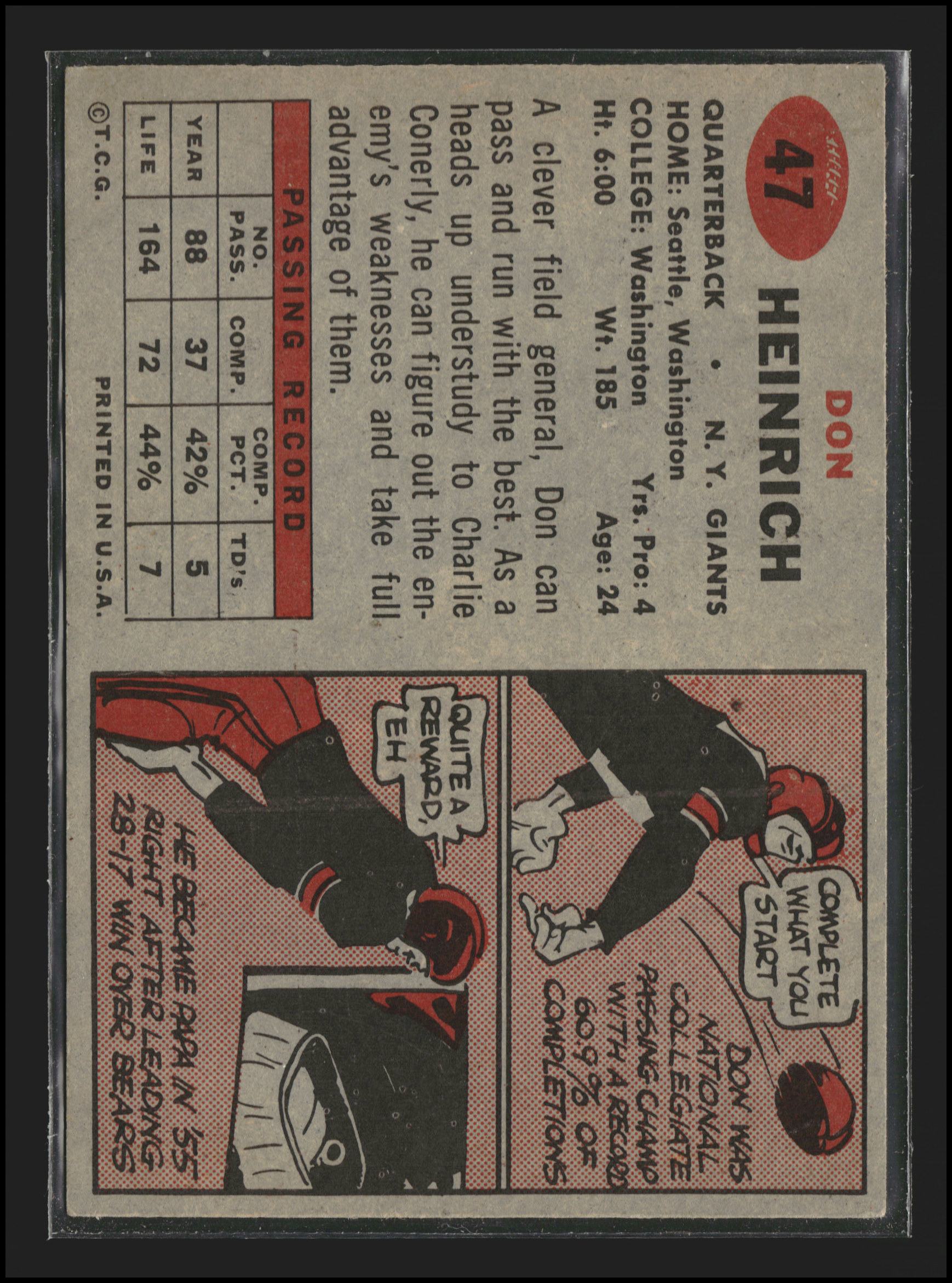 Don Heinrich - Topps