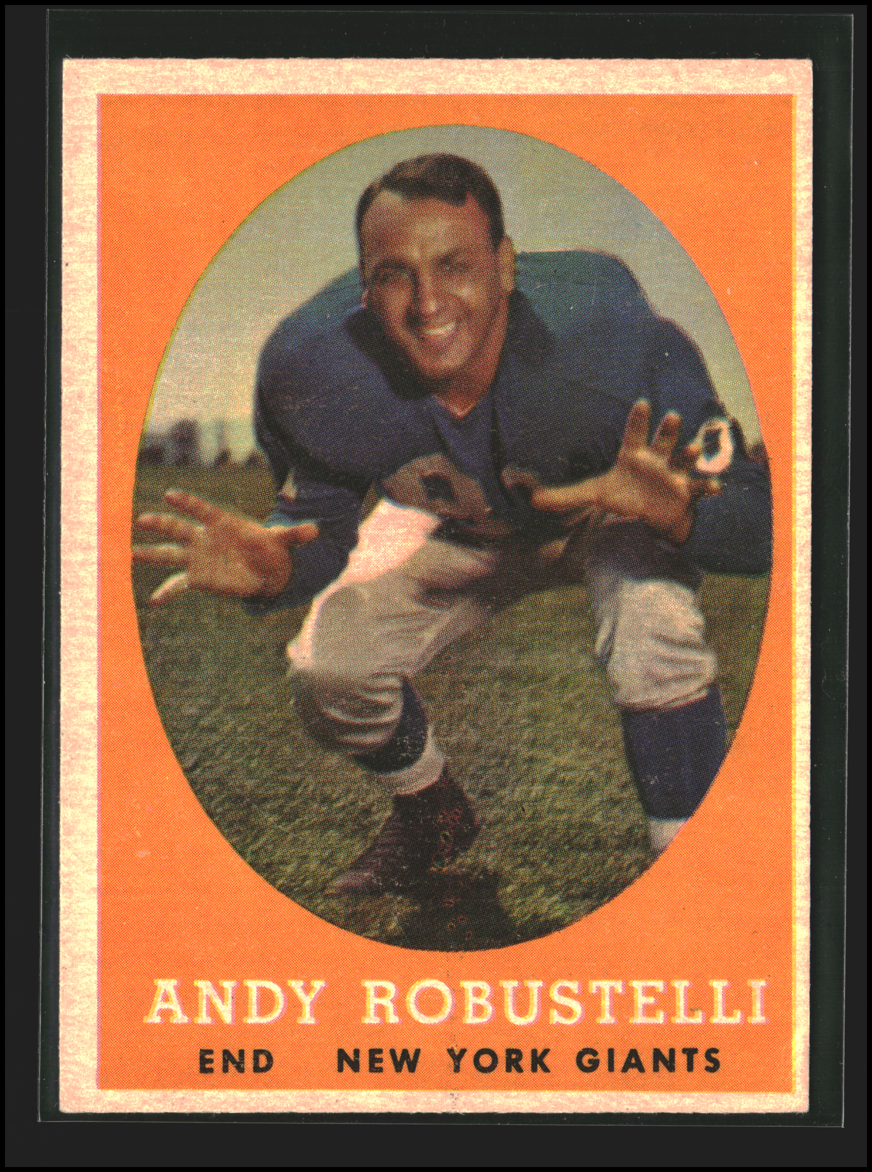 Andy Robustelli #15 | 1958 Topps | Football Cards