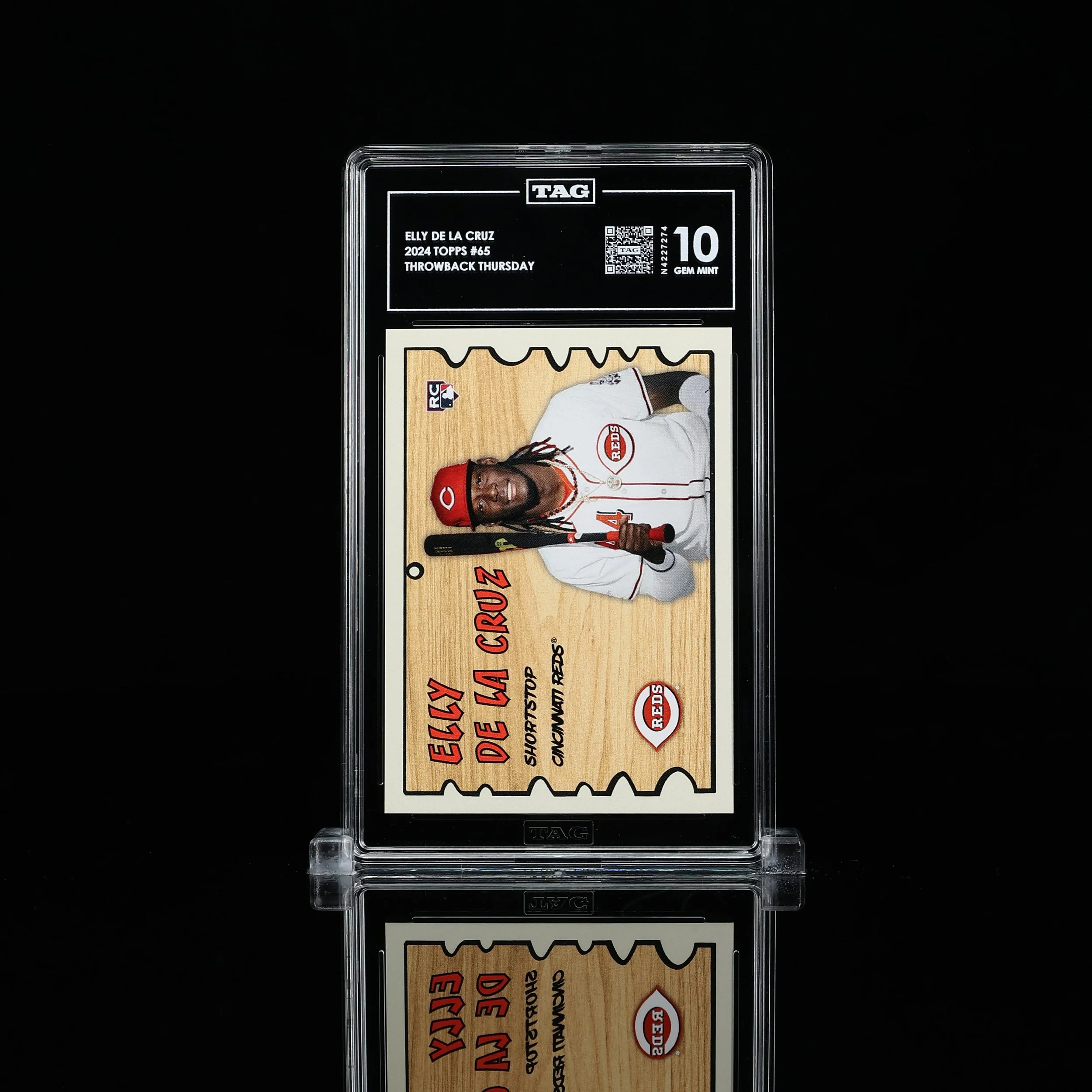 2024 Topps: TBT - Elly De La Cruz #65 SP Variation
