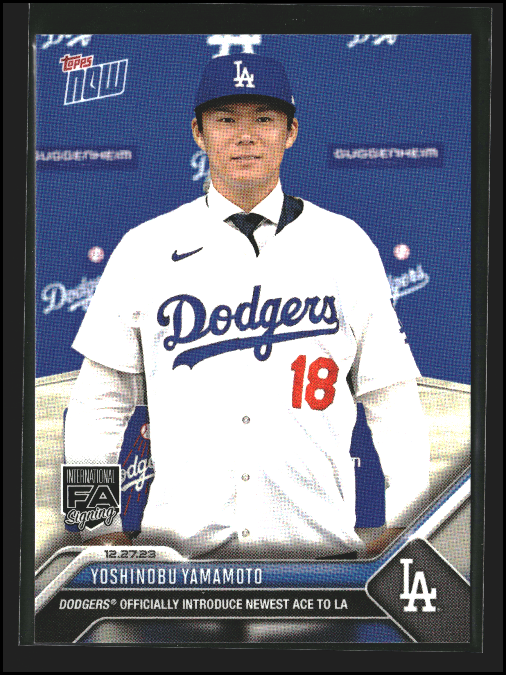Yoshinobu Yamamoto #OS-25 | Topps: Now | Baseball