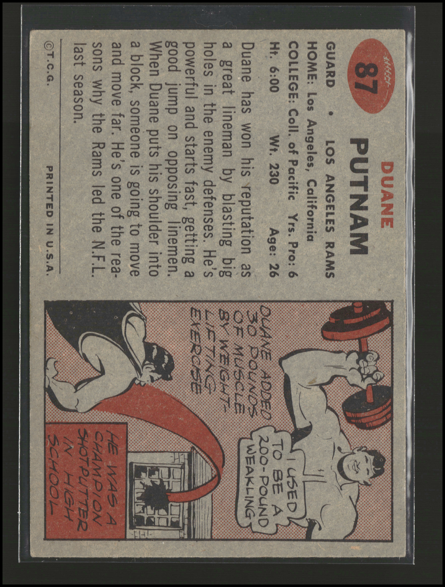 Duane Putnam - Topps