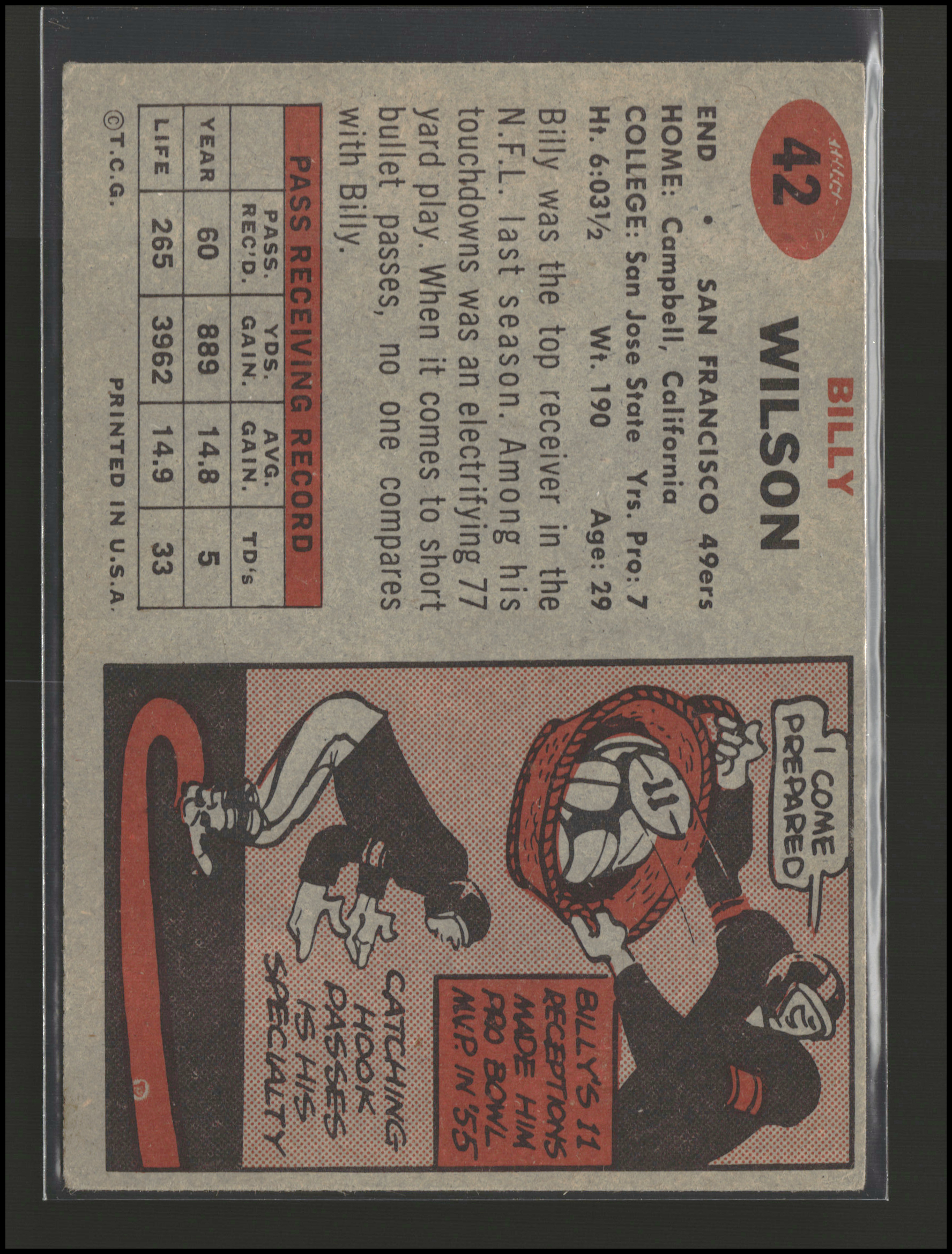 Billy Wilson - Topps