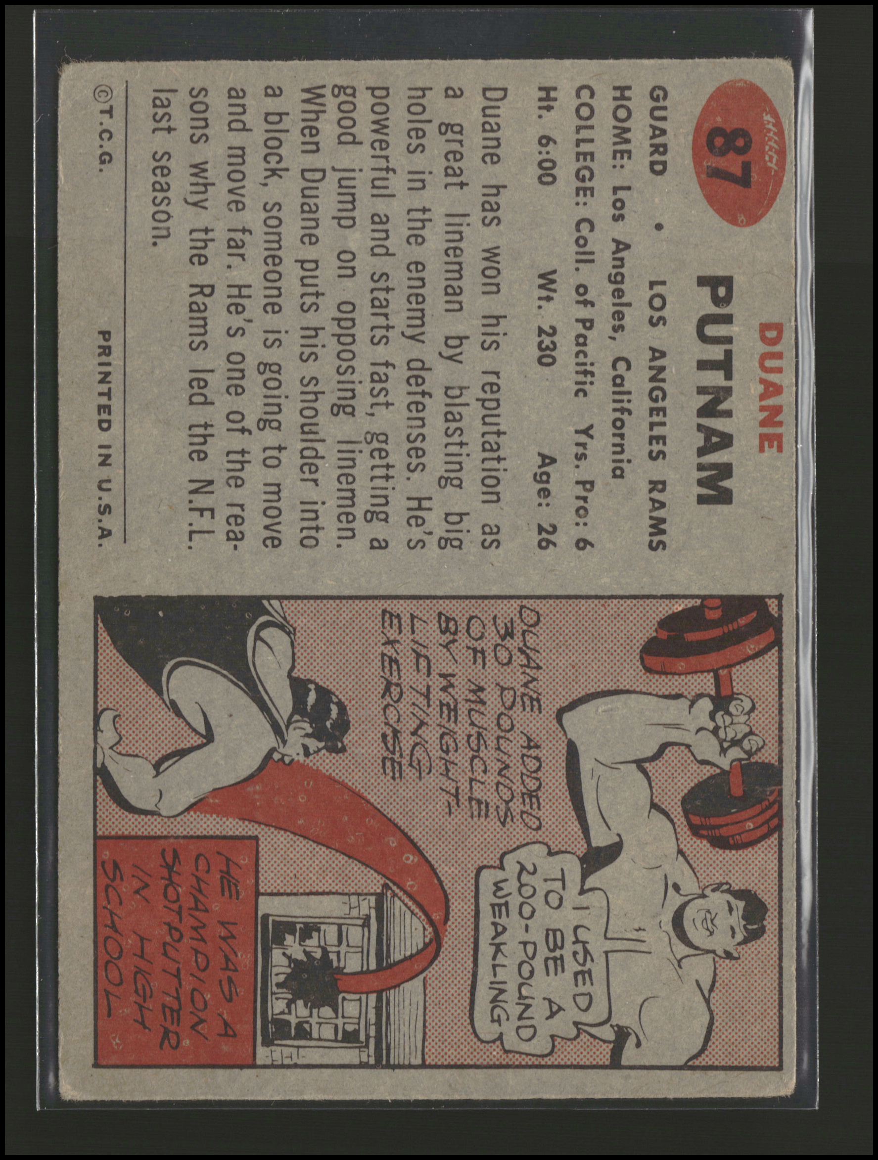 Duane Putnam - Topps