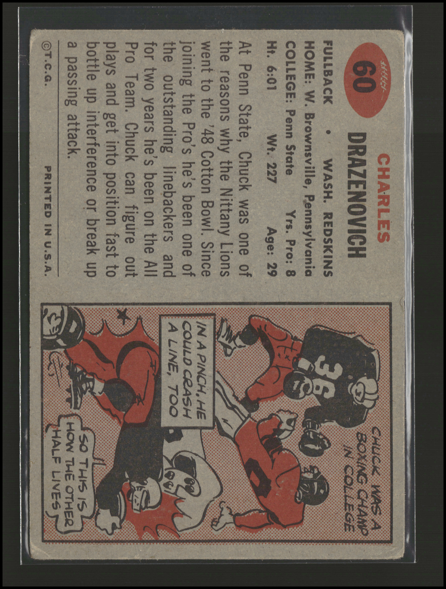 Chuck Drazenovich - Topps