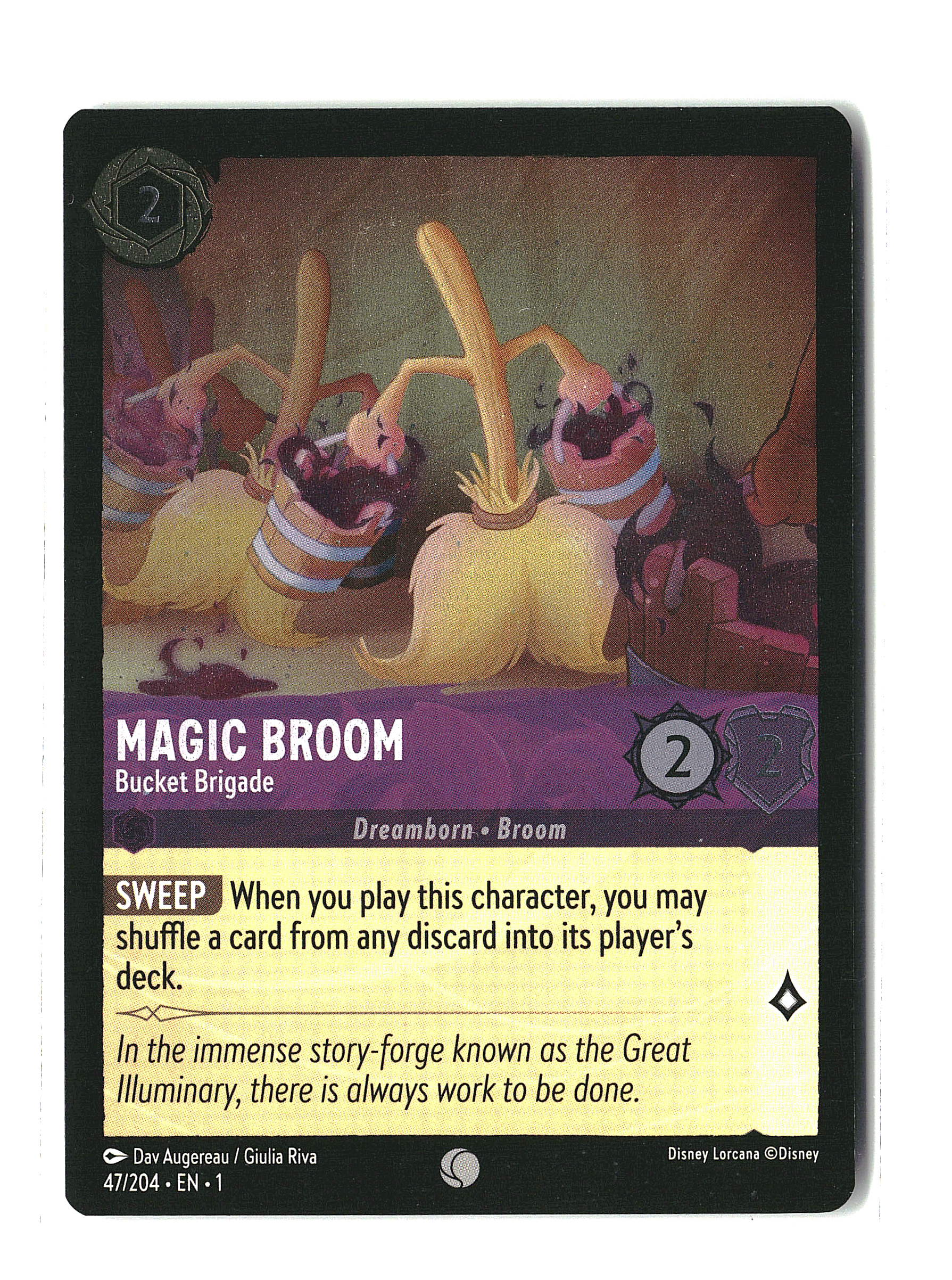 Magic Broom - Disney Lorcana - The First Chapter