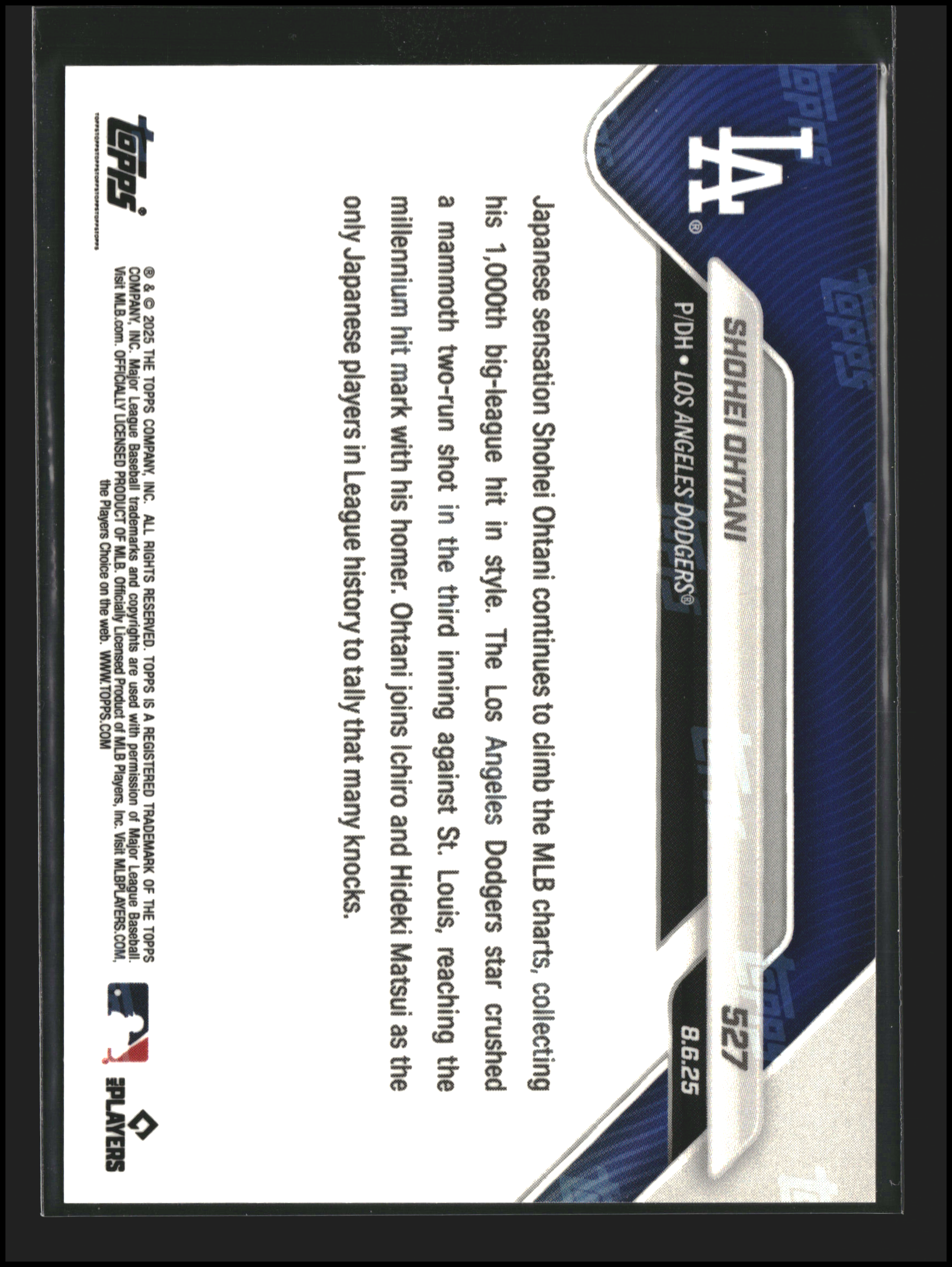 Shohei Ohtani #527 | Topps: Now | Baseball