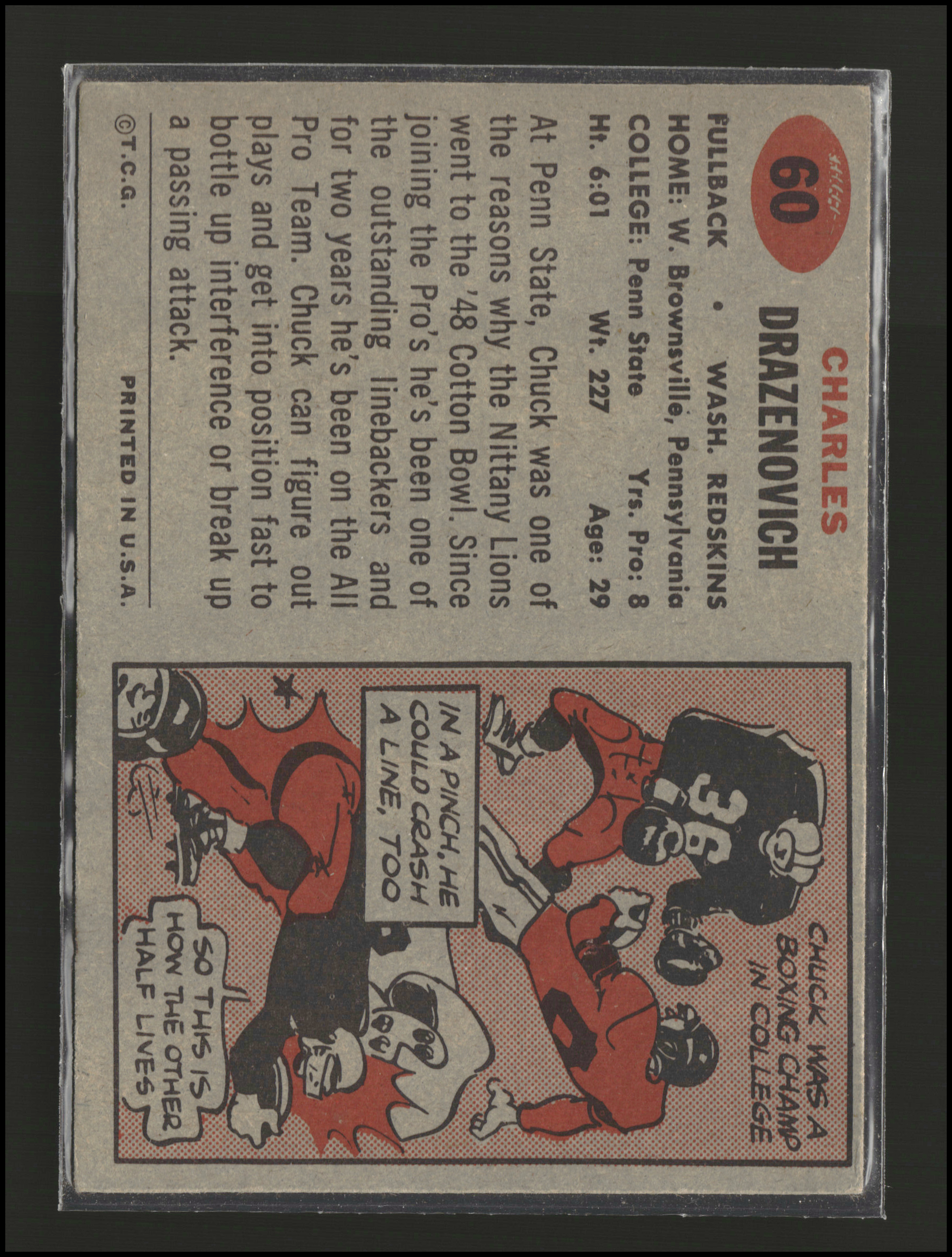 Chuck Drazenovich - Topps