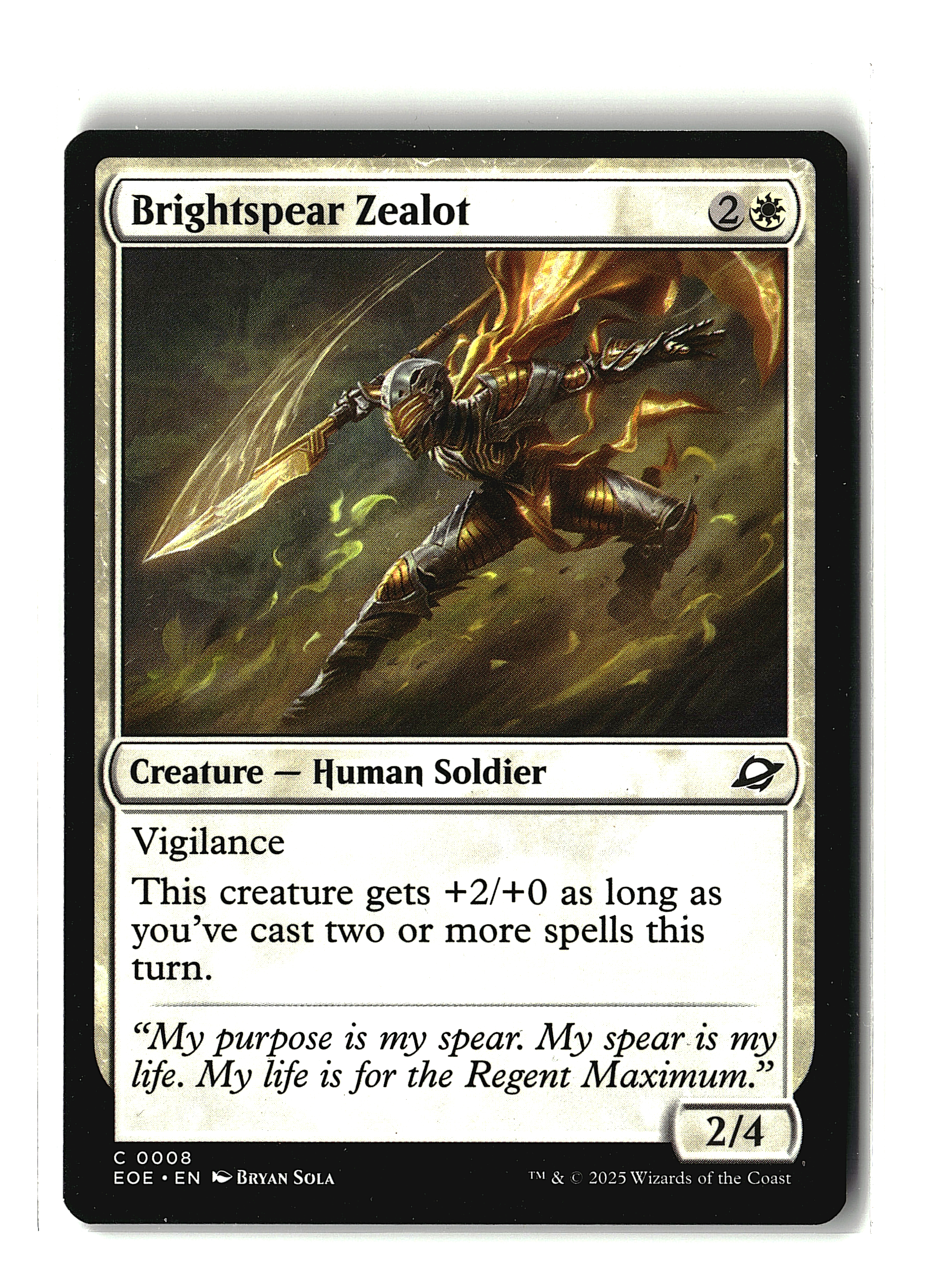 Brightspear Zealot