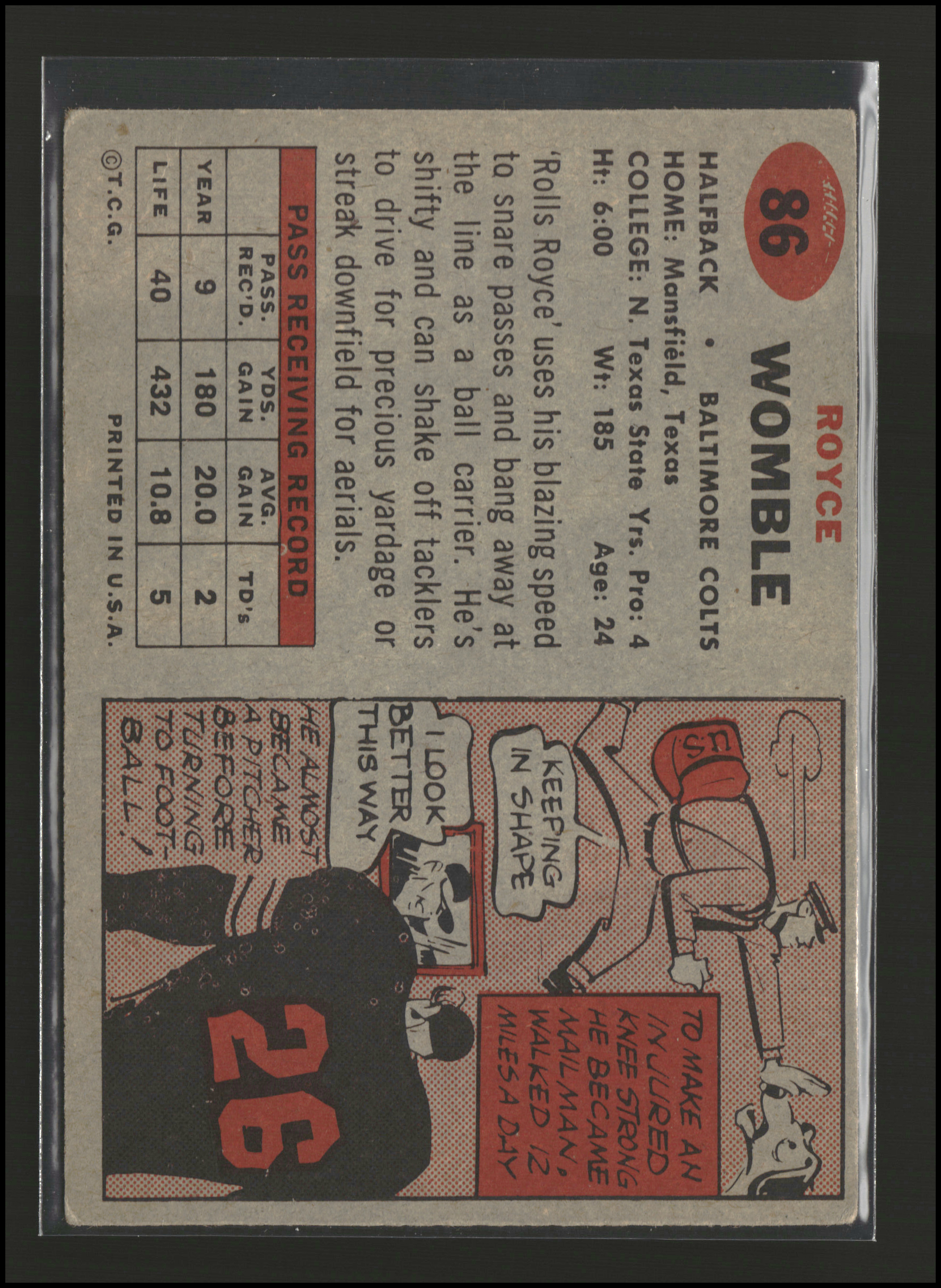 Royce Womble - Topps