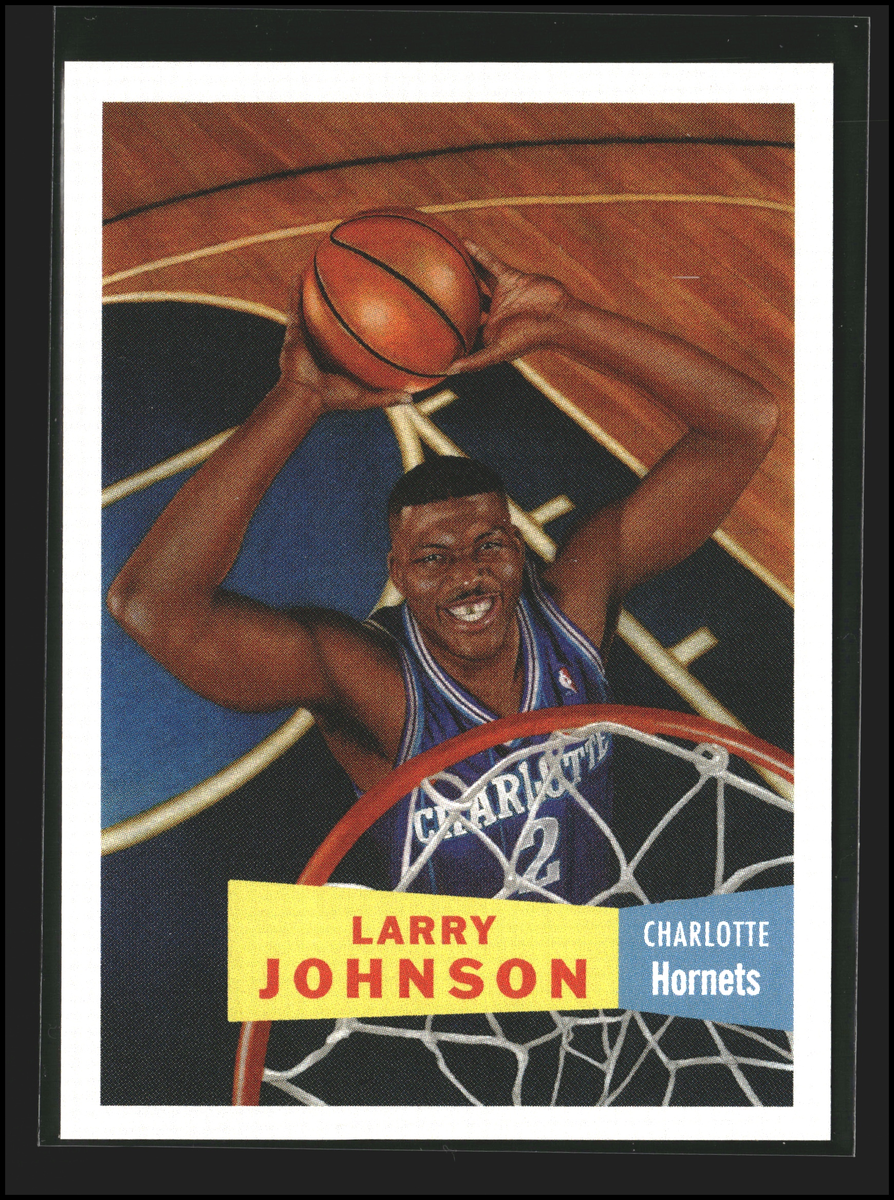 Larry Johnson #27 | Topps: Living Set | Basketball Cards