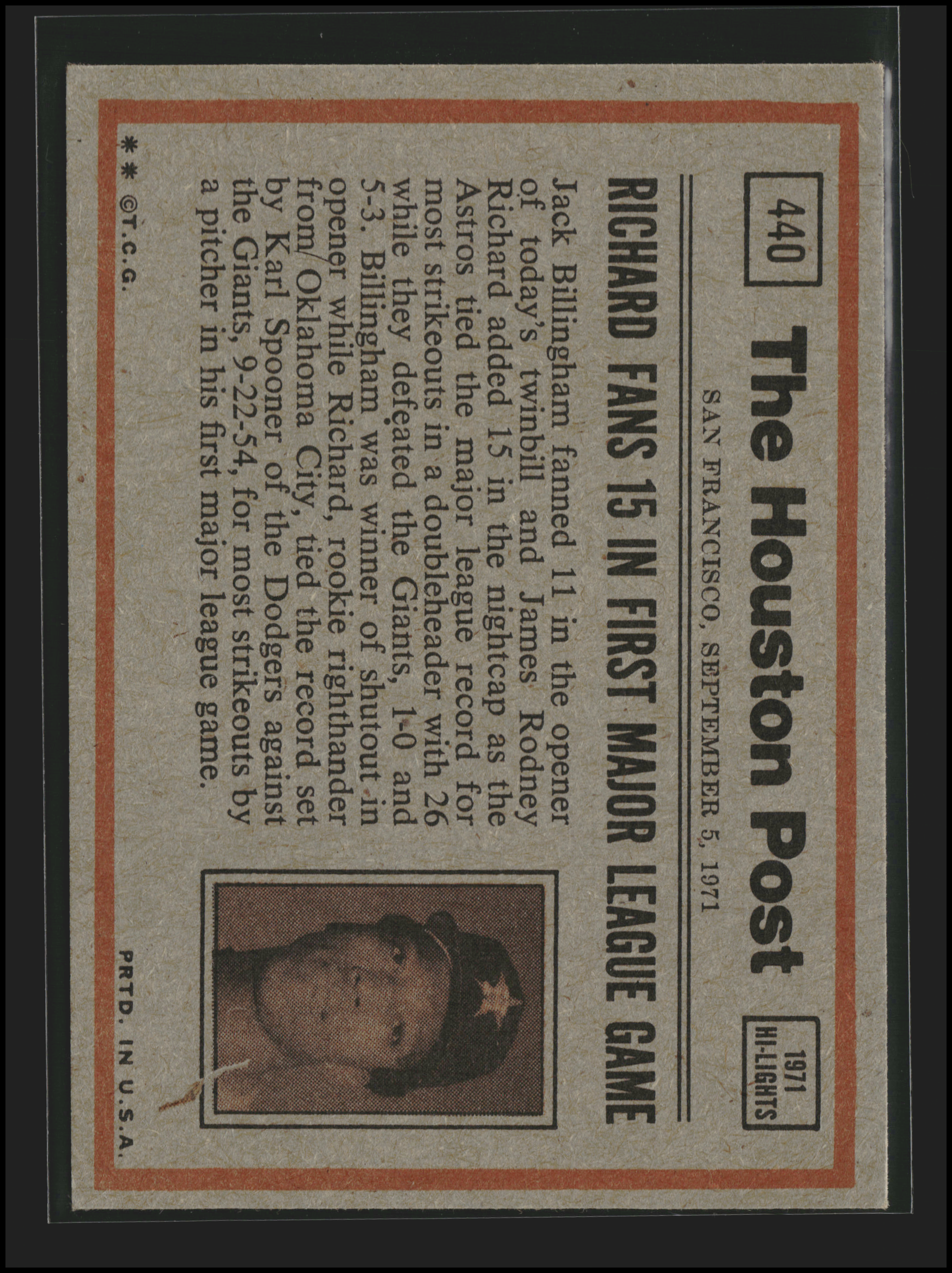 Billy Williams IA #440 | 1972 Topps | Baseball Cards