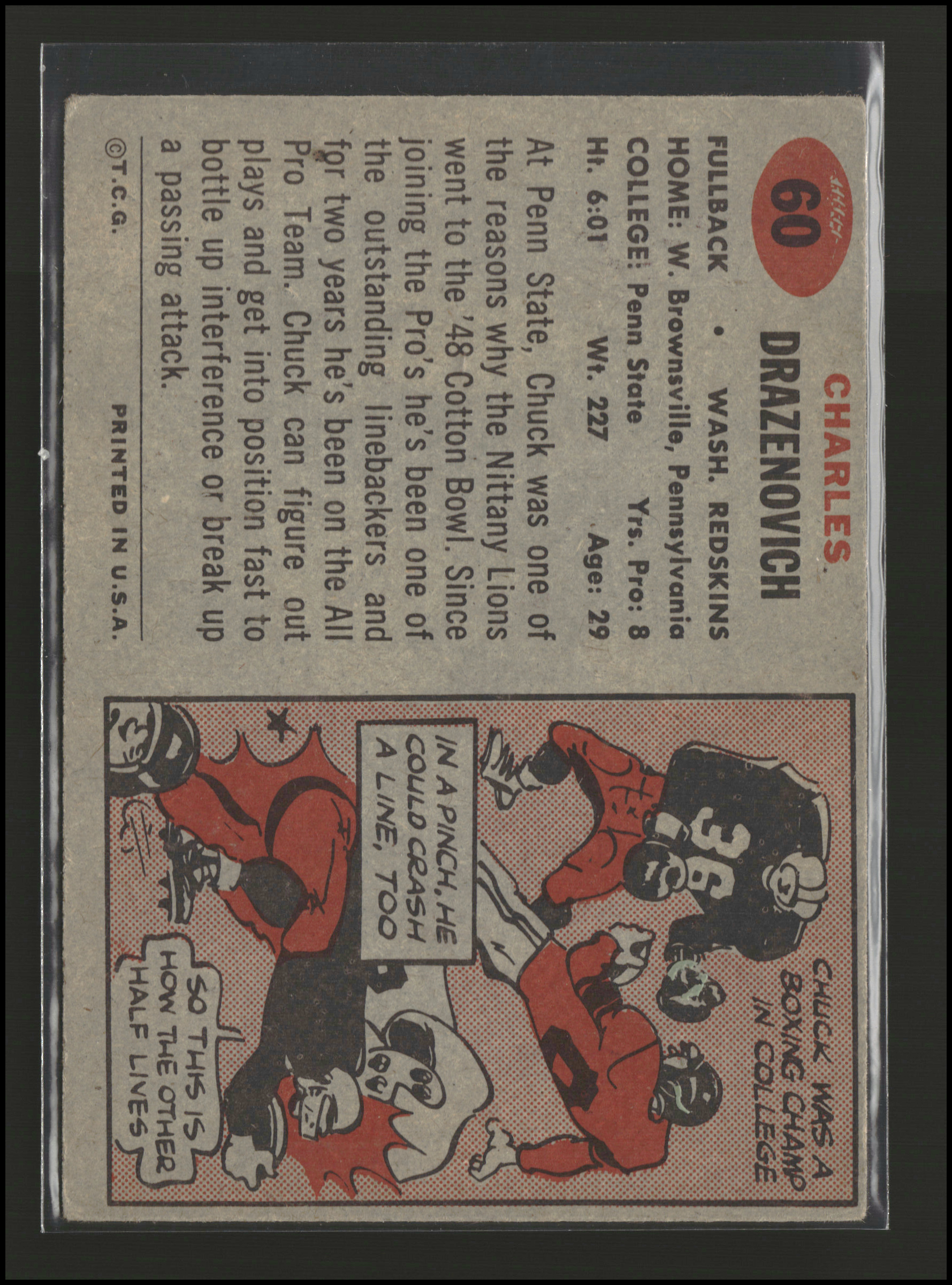 Chuck Drazenovich - Topps