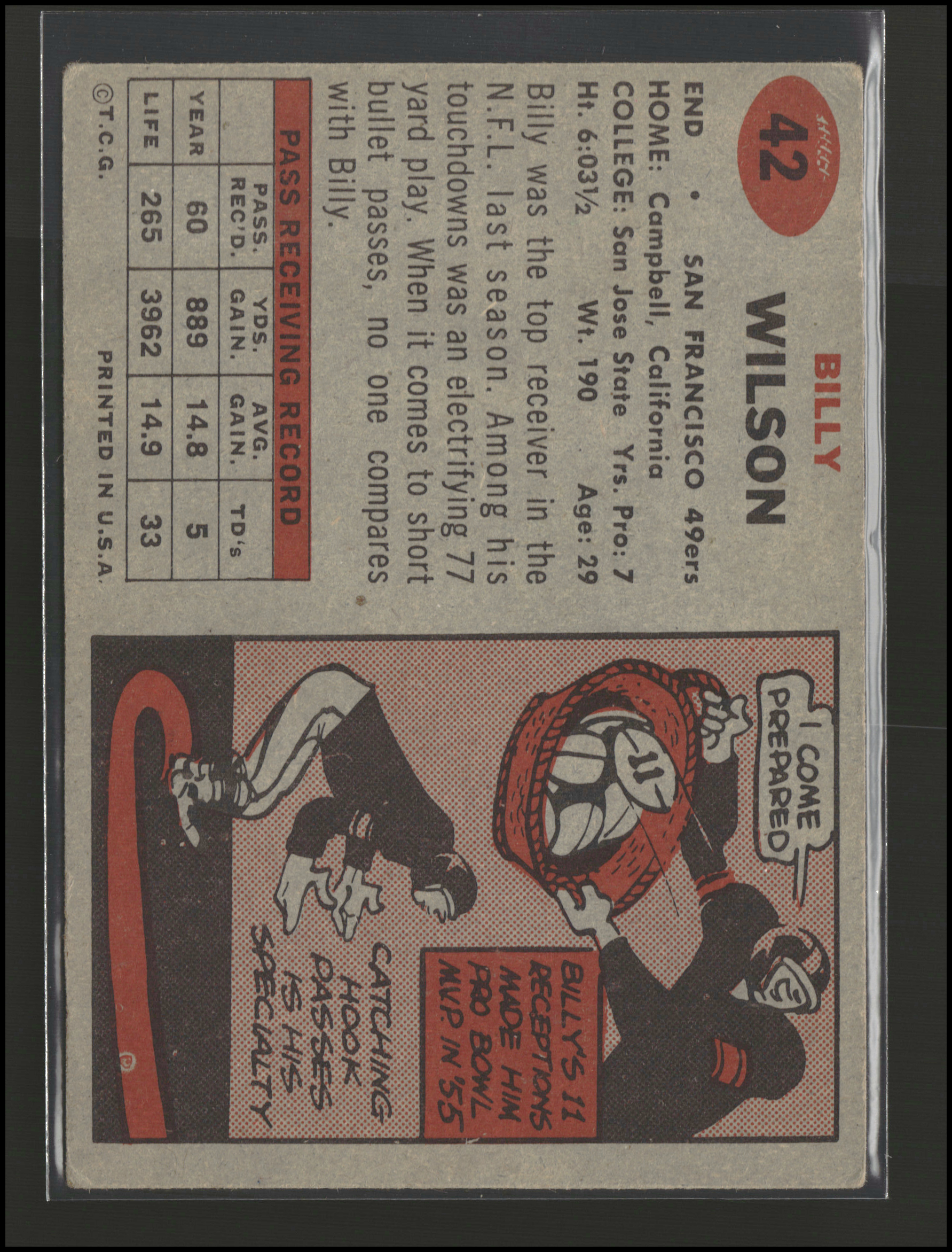 Billy Wilson - Topps