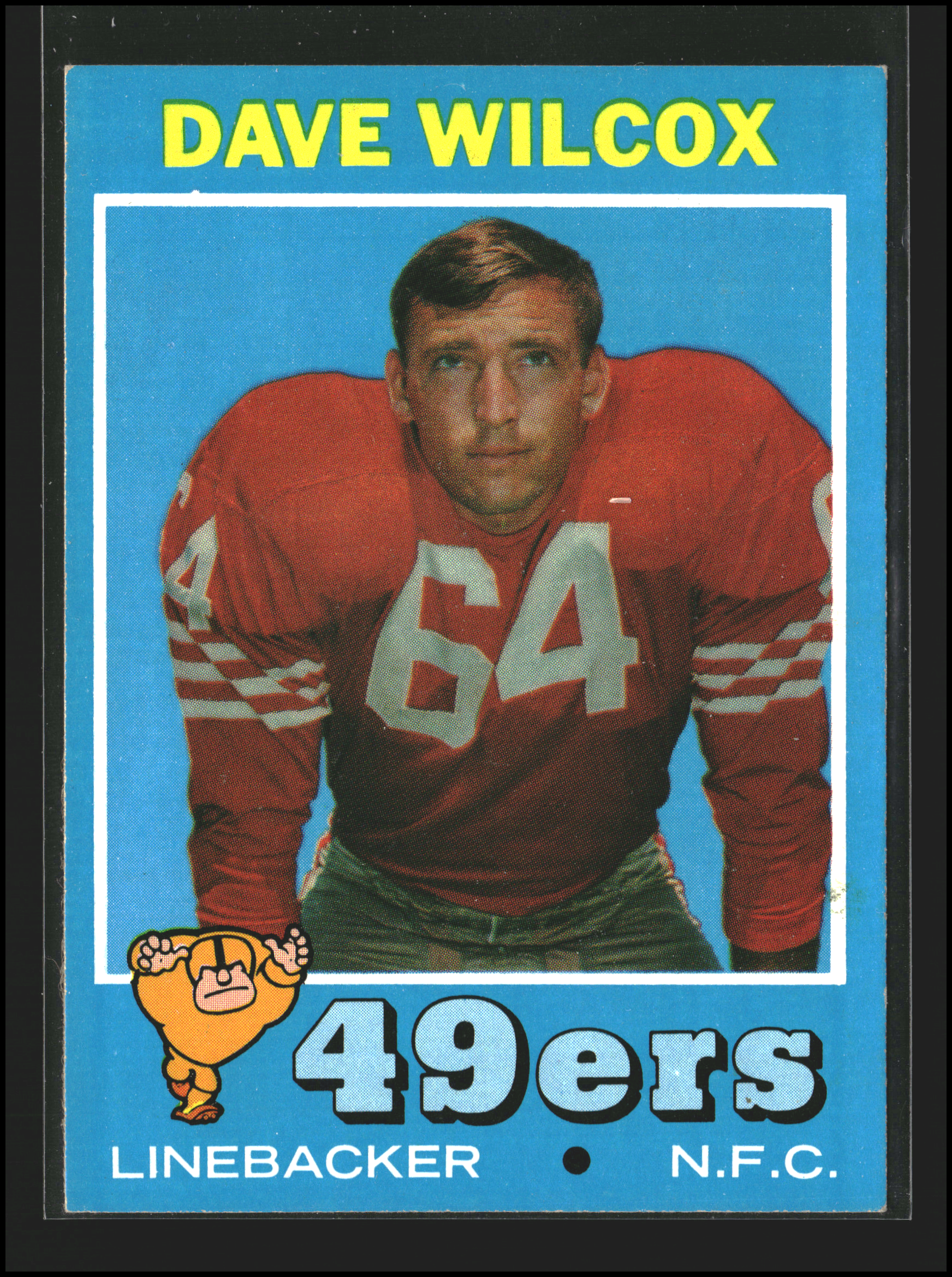 Dave Wilcox #189 | 1971 Topps | Football Cards