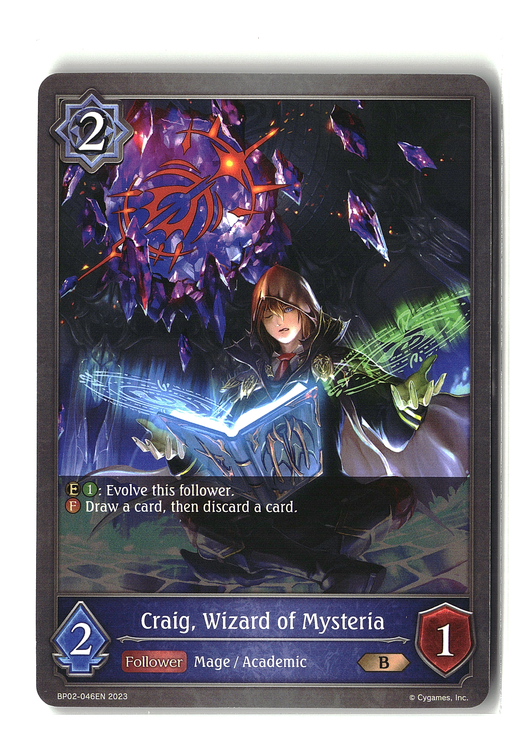 Shadowverse: Evolve - Craig, Wizard of Mysteria (B)