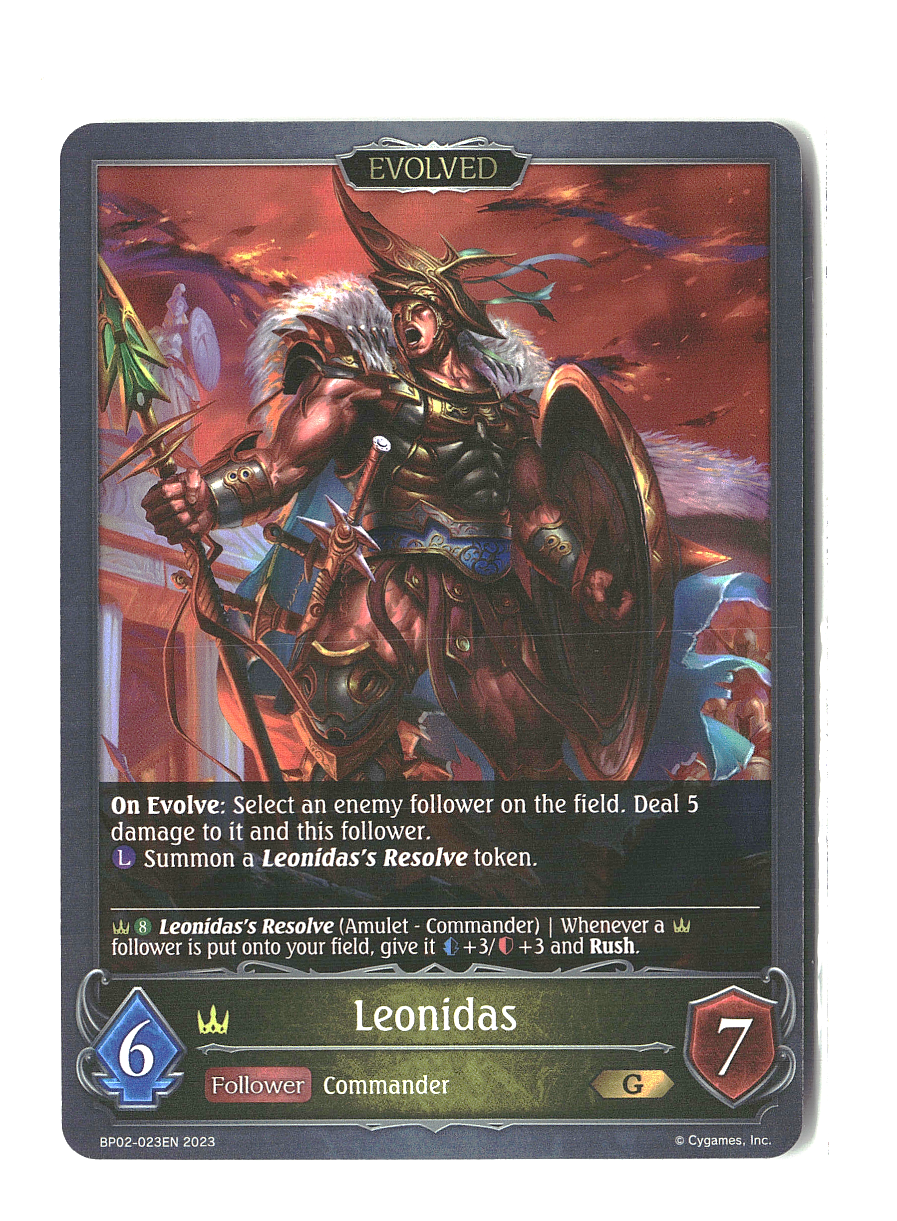 Leonidas - Shadowverse - Reign of Bahamut