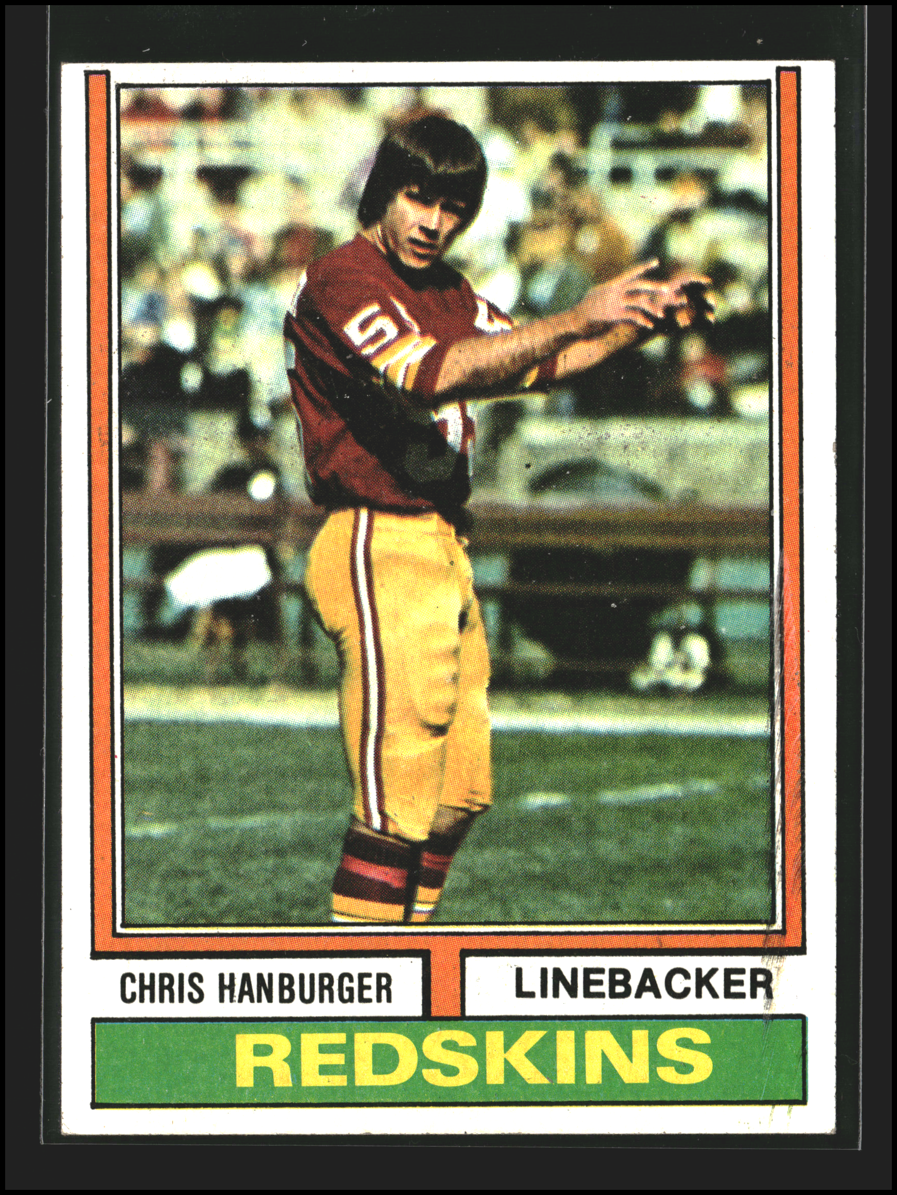 Chris Hanburger #345 | 1974 Topps | Football Cards