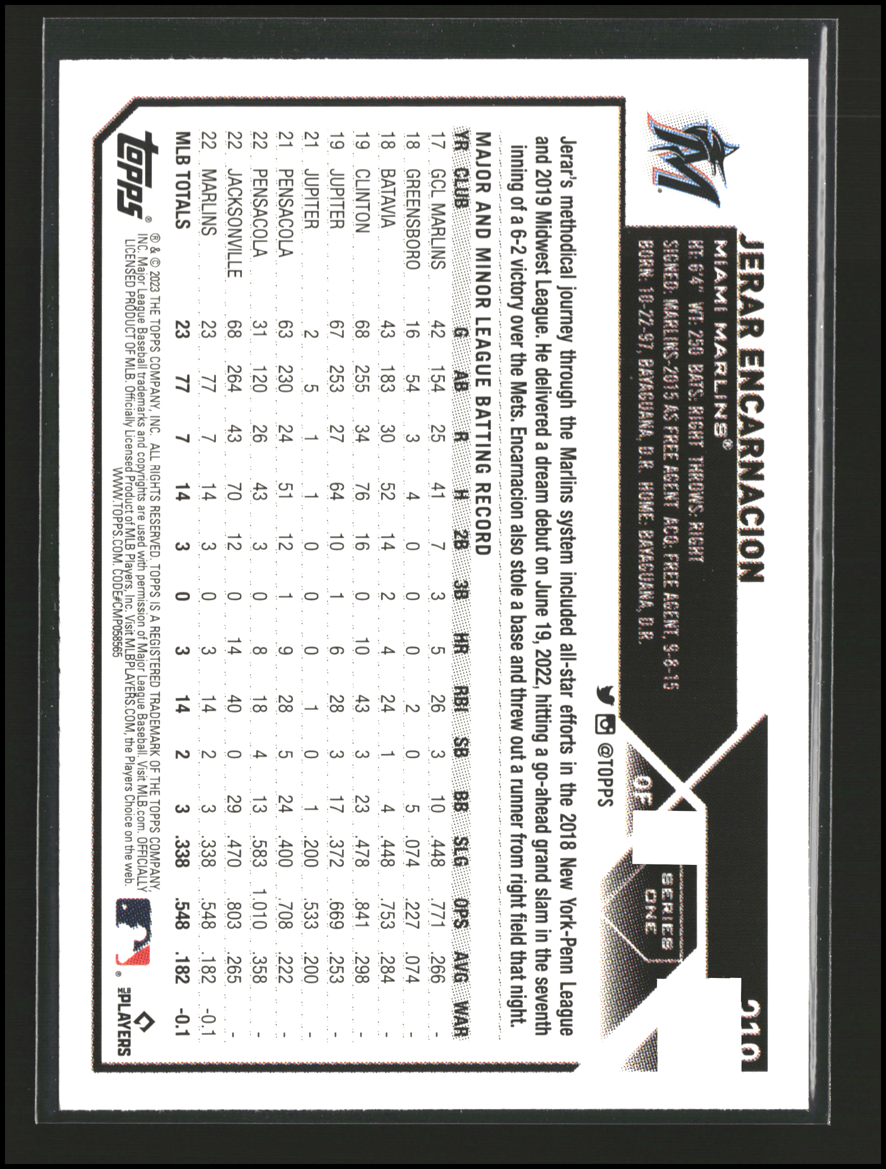 Jerar Encarnacion - Topps