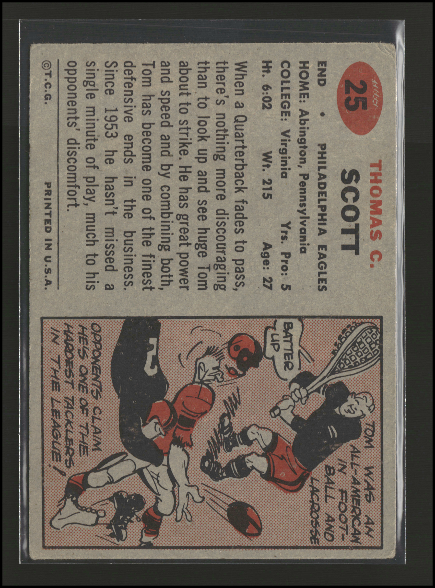 Tom Scott - Topps