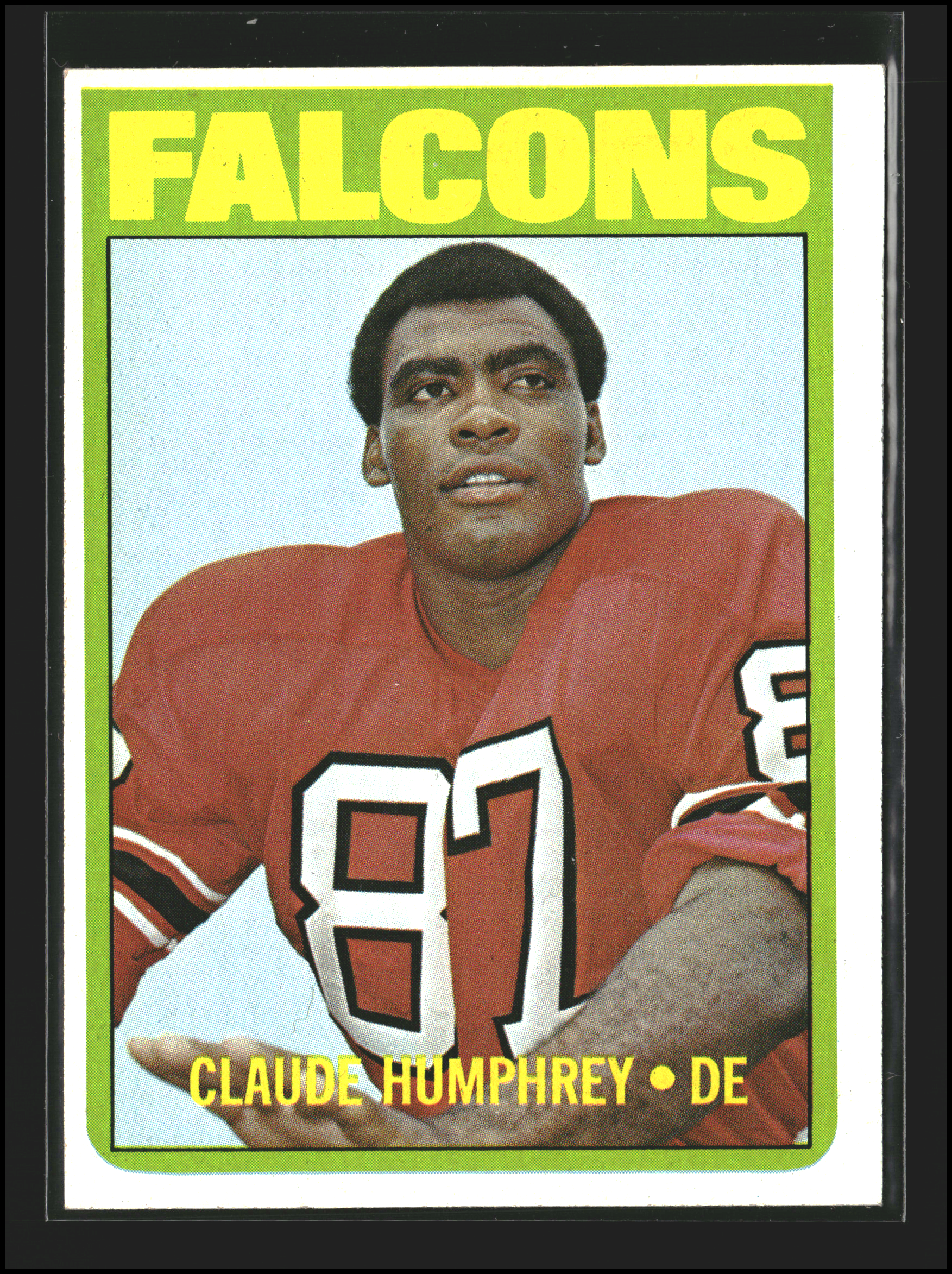 Claude Humphrey #75 | 1972 Topps | Football Cards