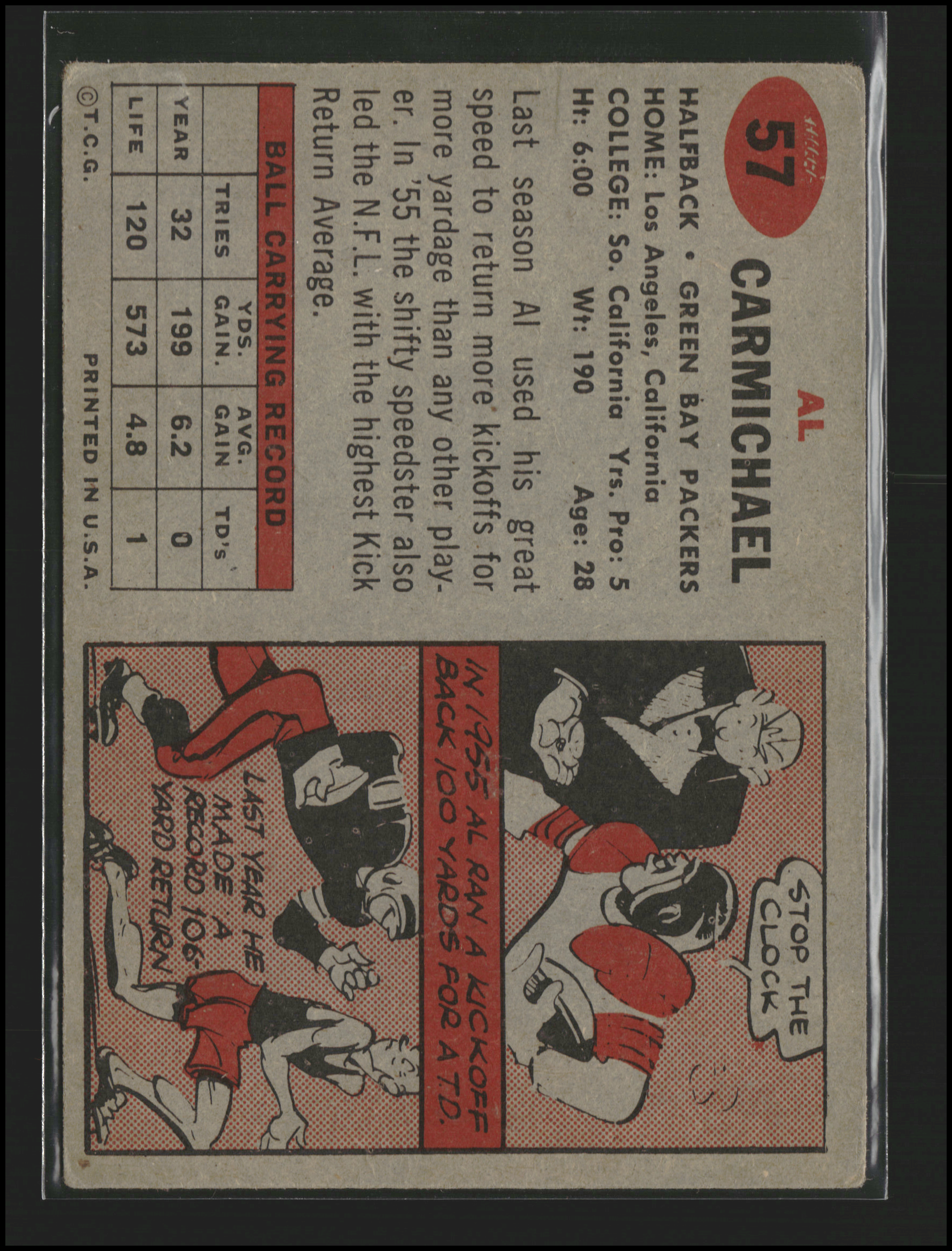 Al Carmichael - Topps