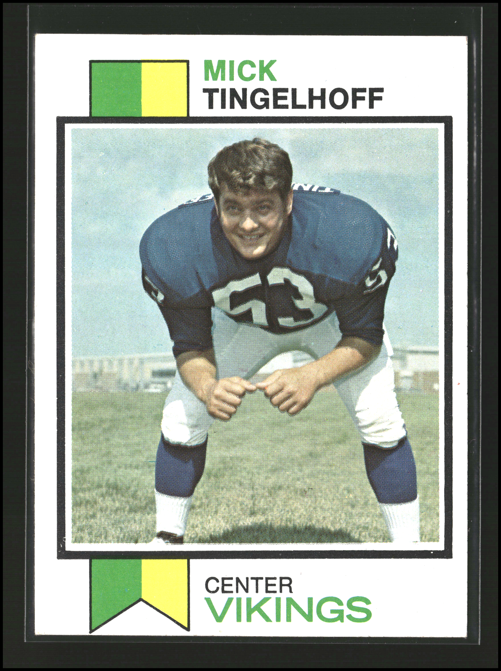 Mick Tingelhoff #492 | 1973 Topps | Football Cards