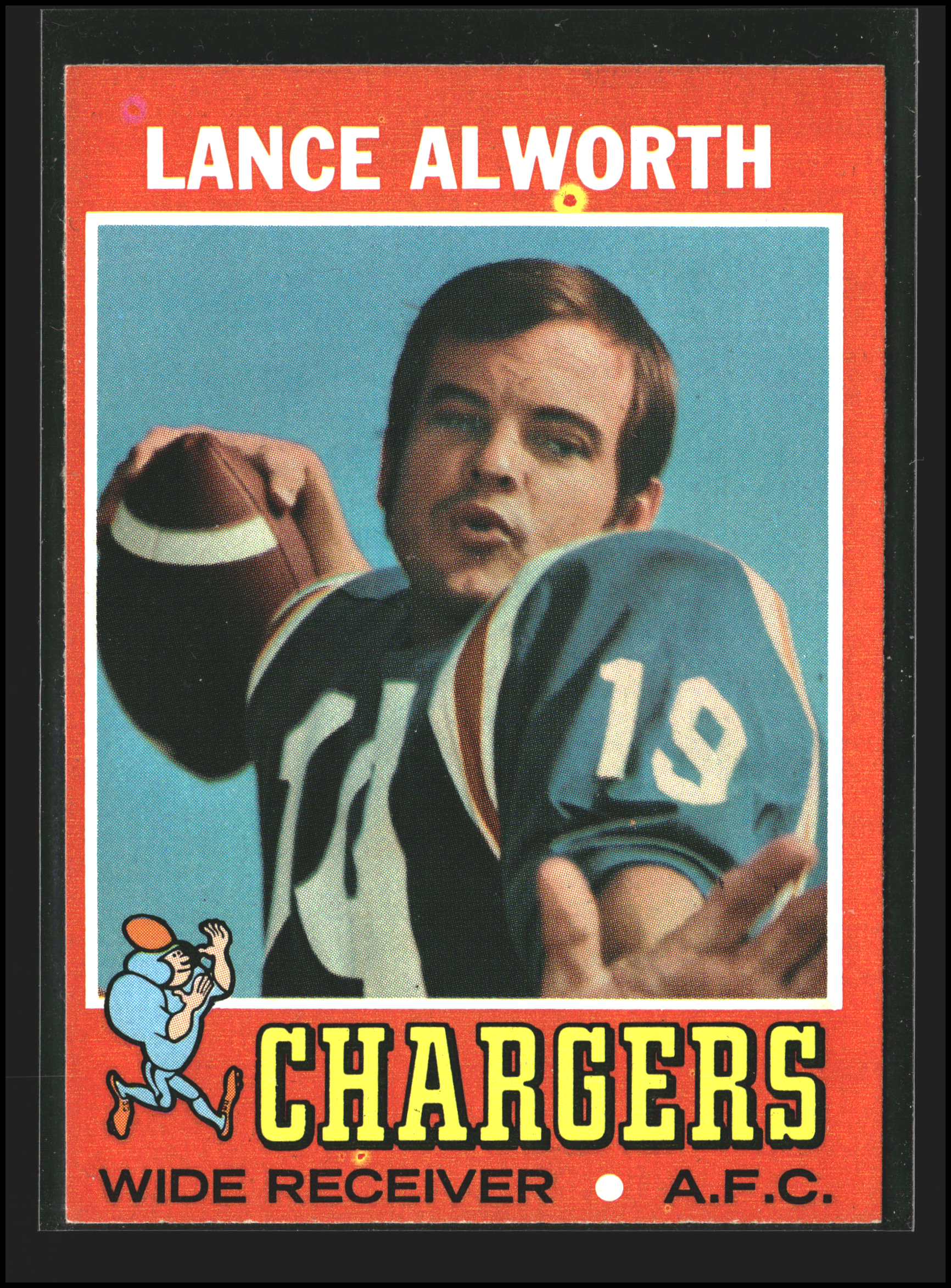 Lance Alworth #10 | 1971 Topps | Football Cards