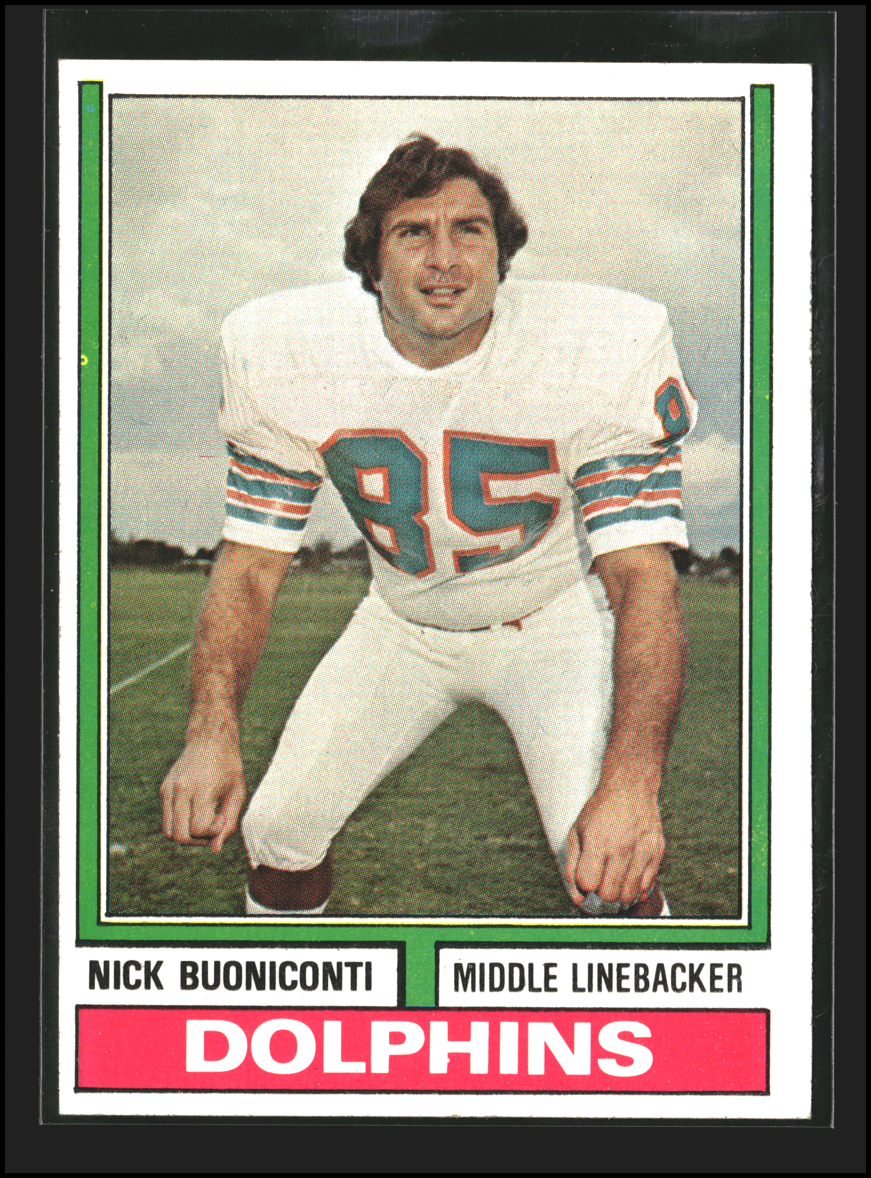 Nick Buoniconti #505 | 1974 Topps | Football Cards