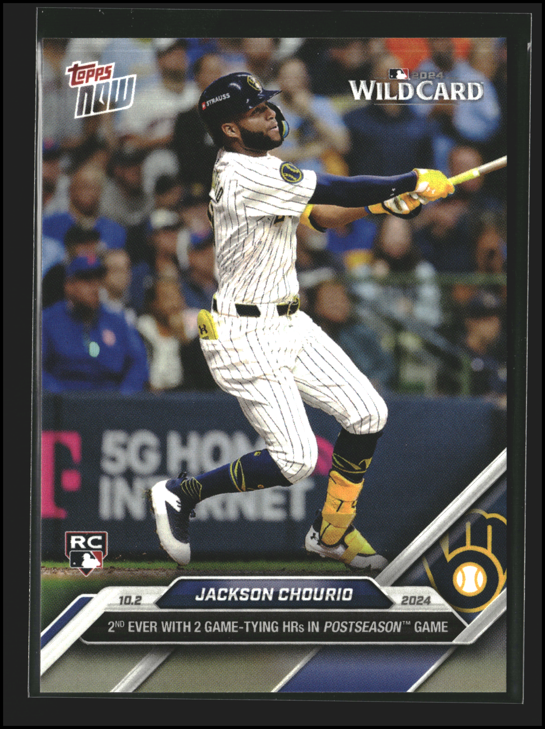 Jackson Chourio #795 | Topps: Now | Baseball