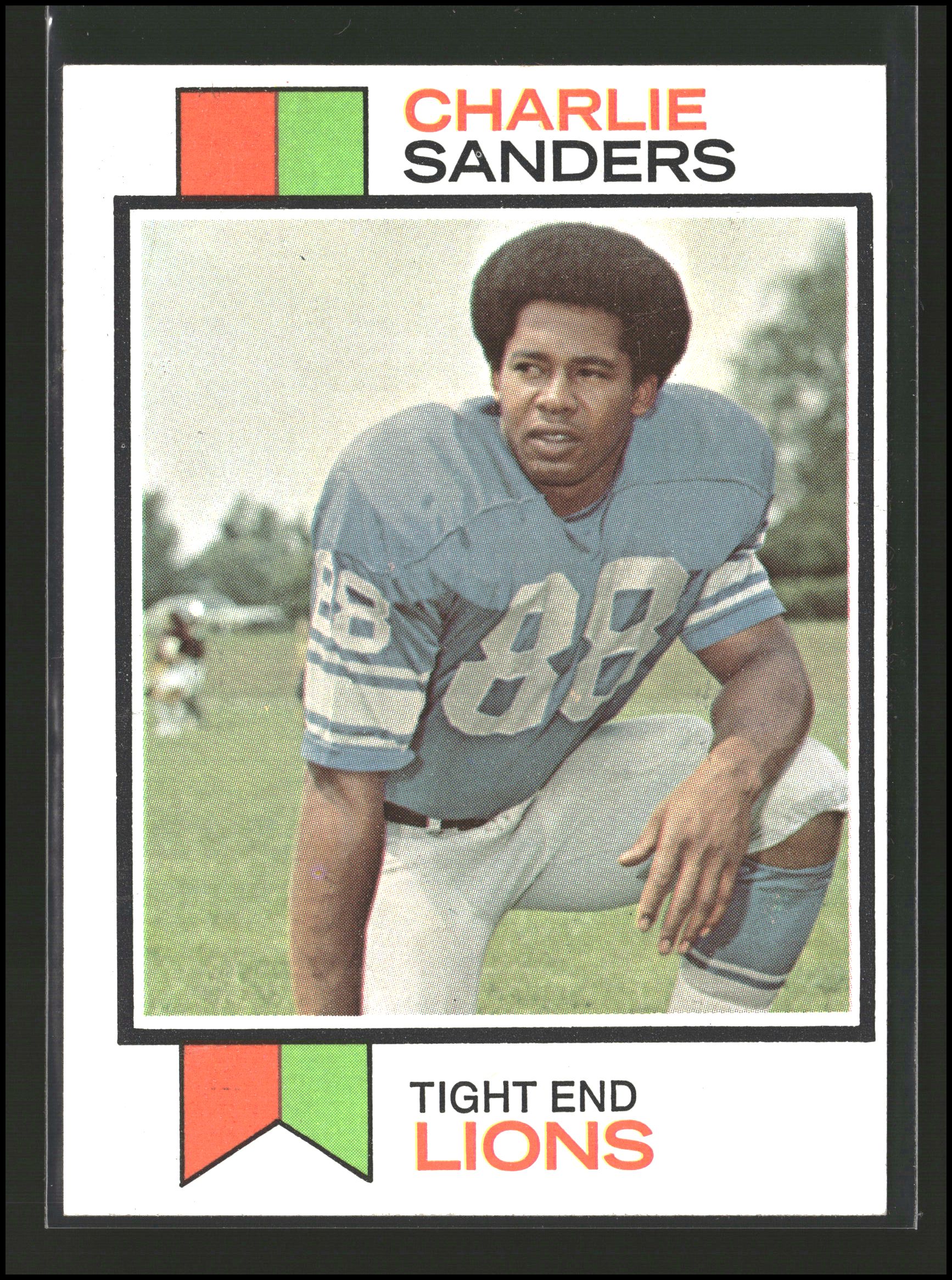 Charlie Sanders #395 | 1973 Topps | Football Cards
