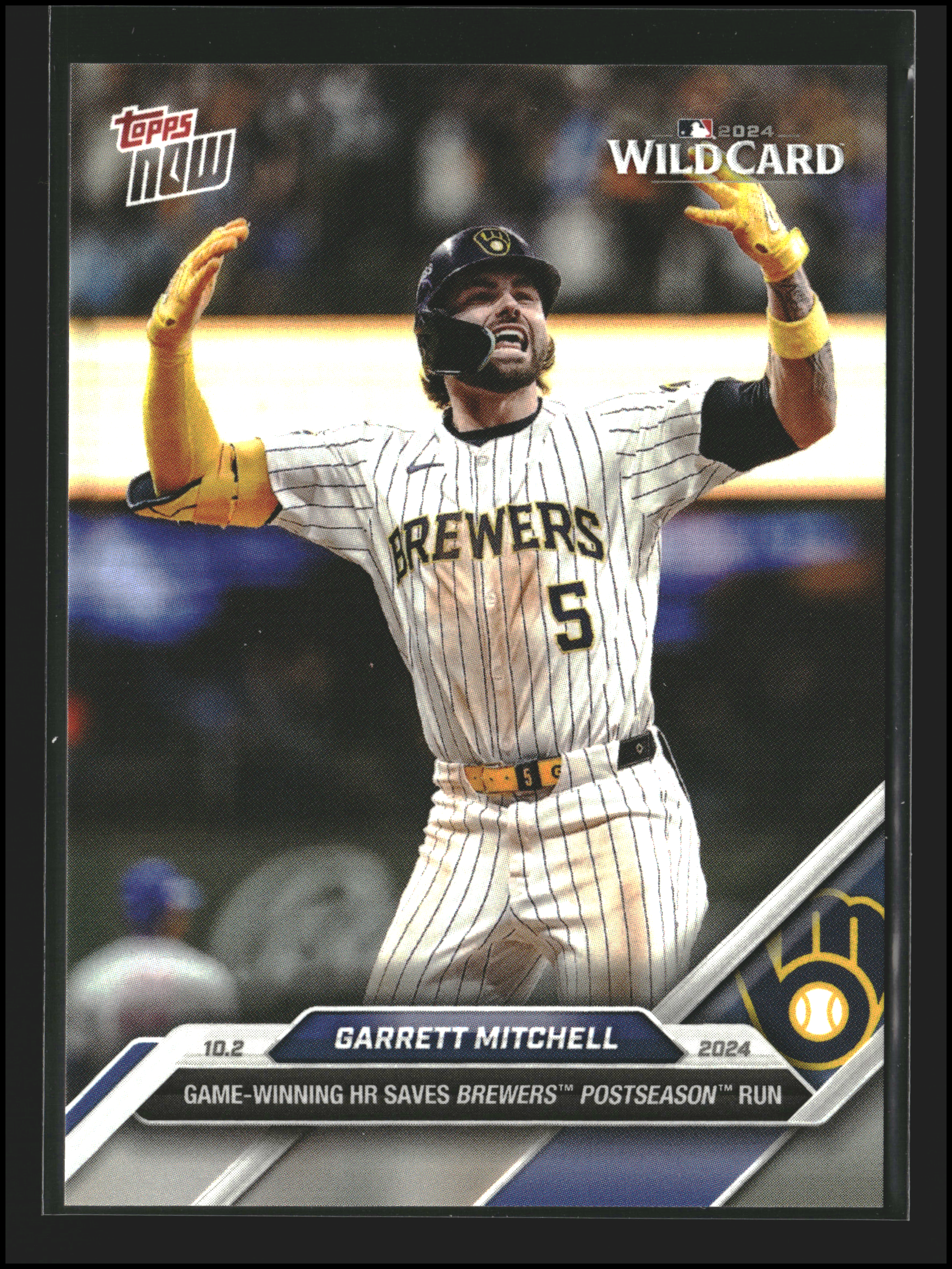 Garrett Mitchell #796 | Topps: Now | Baseball