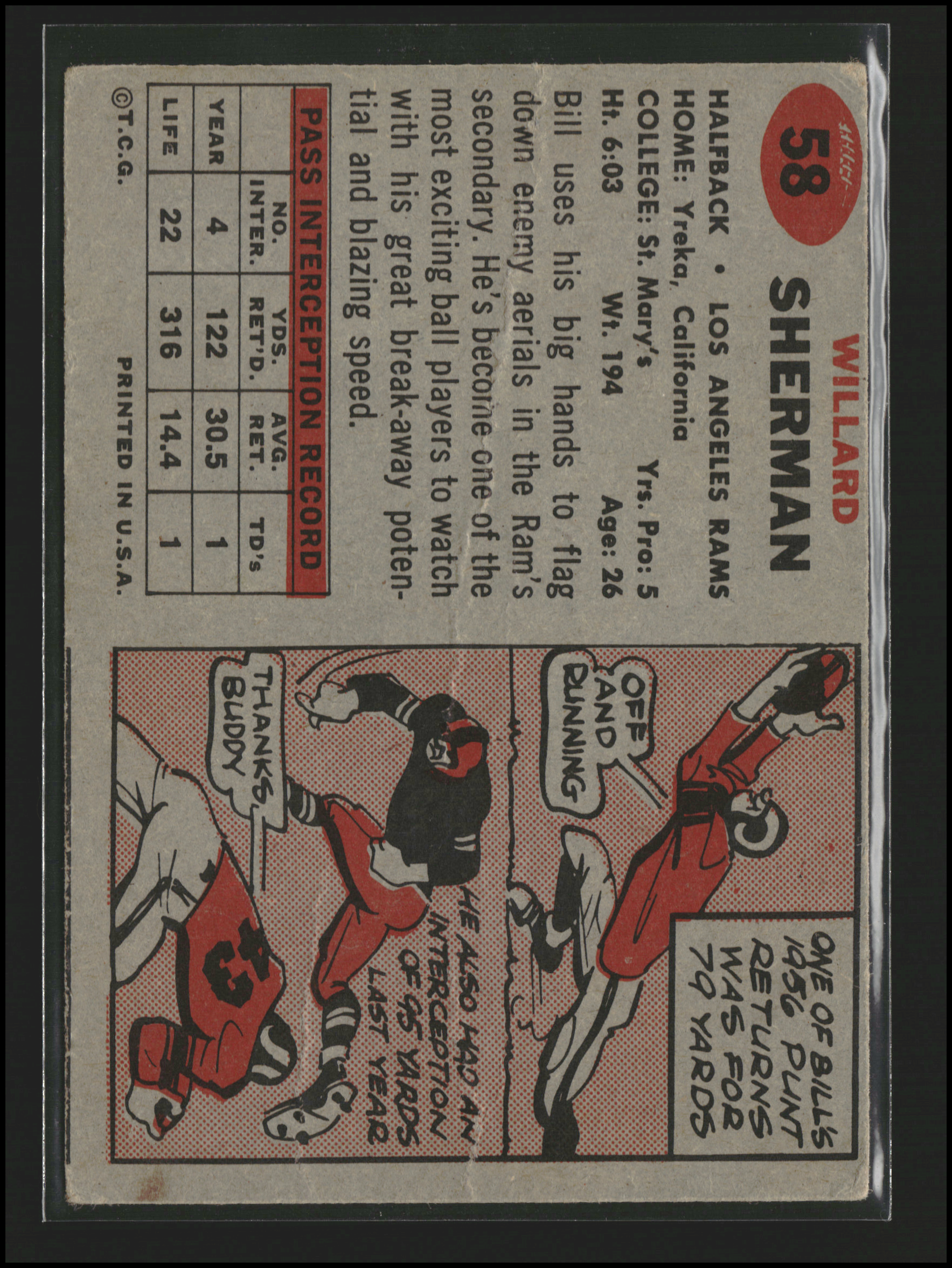 Bill Sherman - Topps