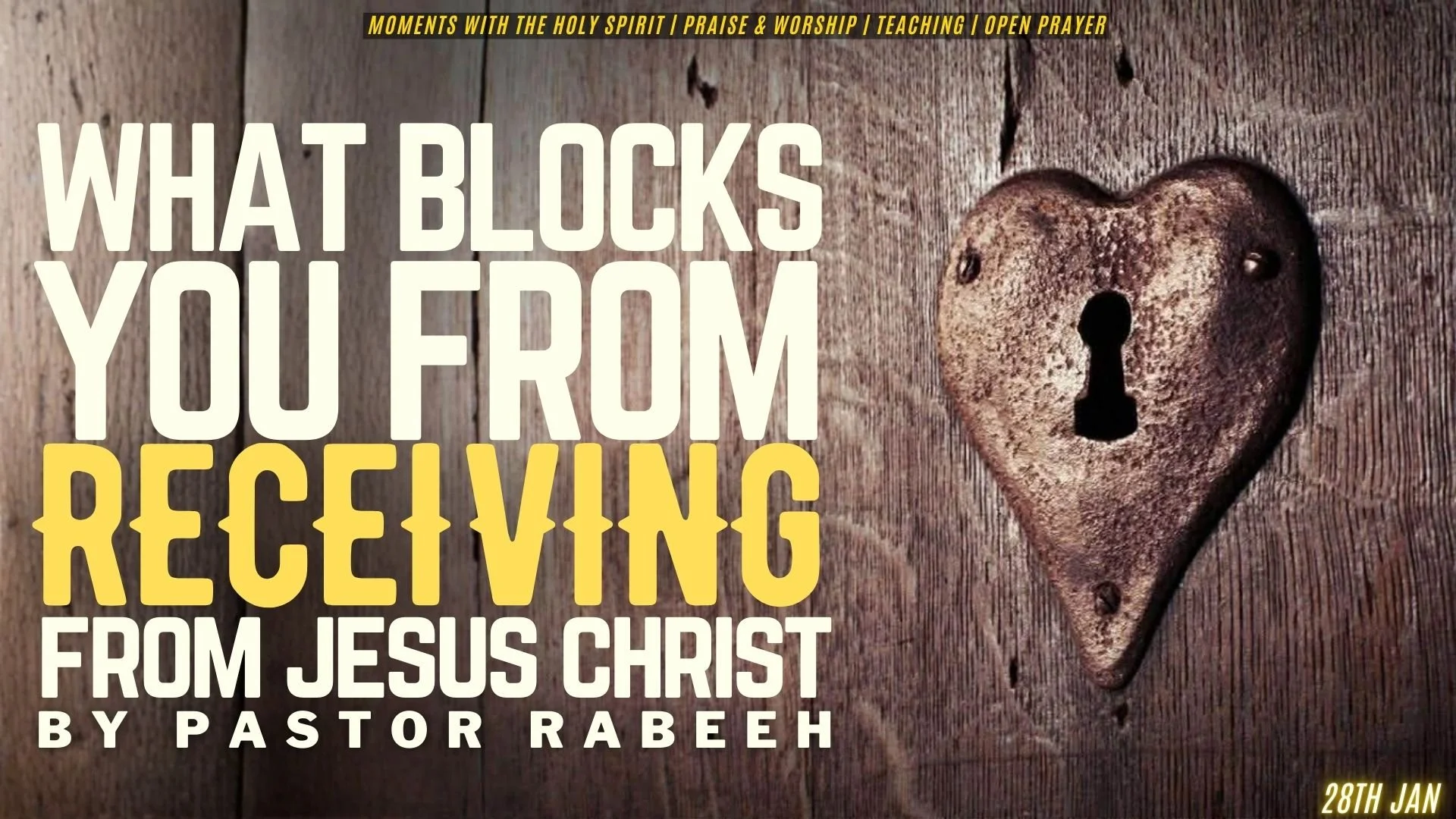 What Blocks You From Receiving From Jesus Christ?