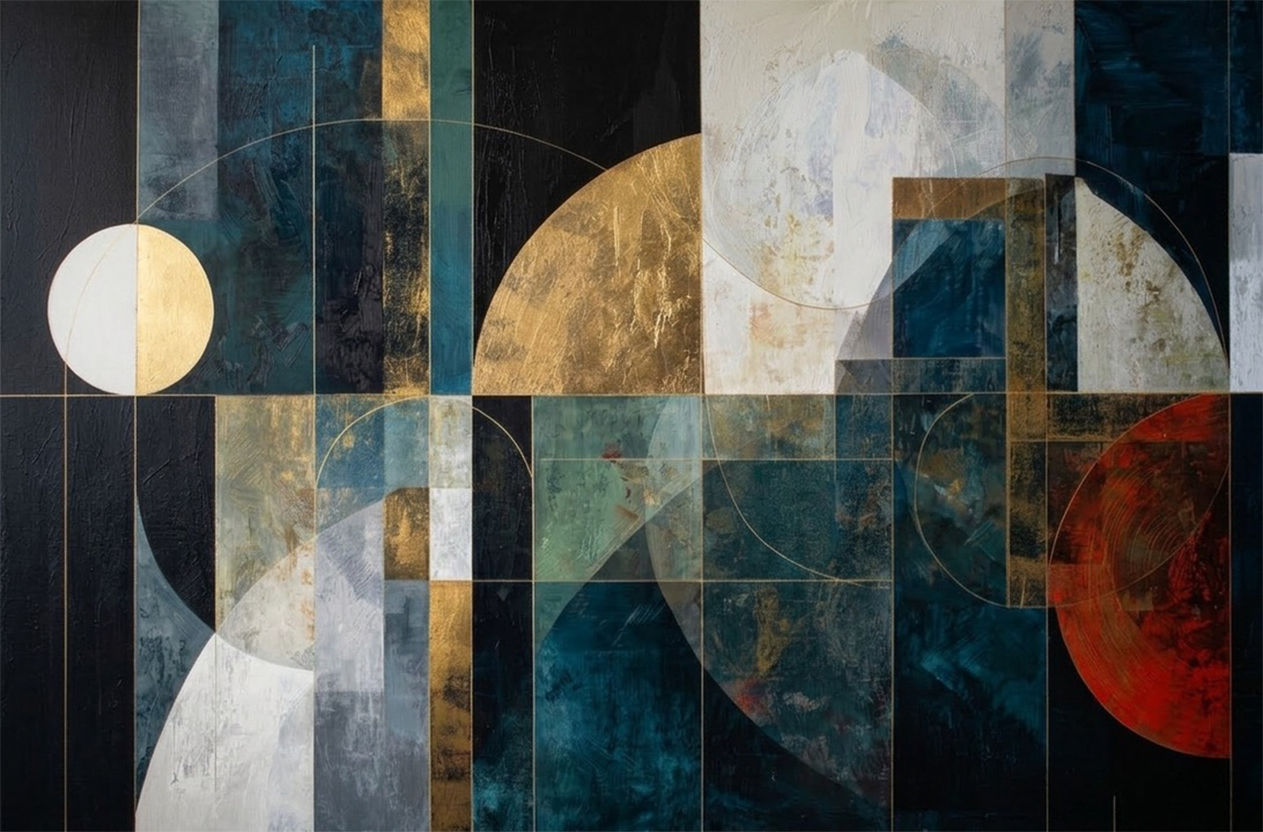 Blandteknik (olja, akryl, pigment), ca 50x70 cm, 4800 kr, kan göras i valfri storlek