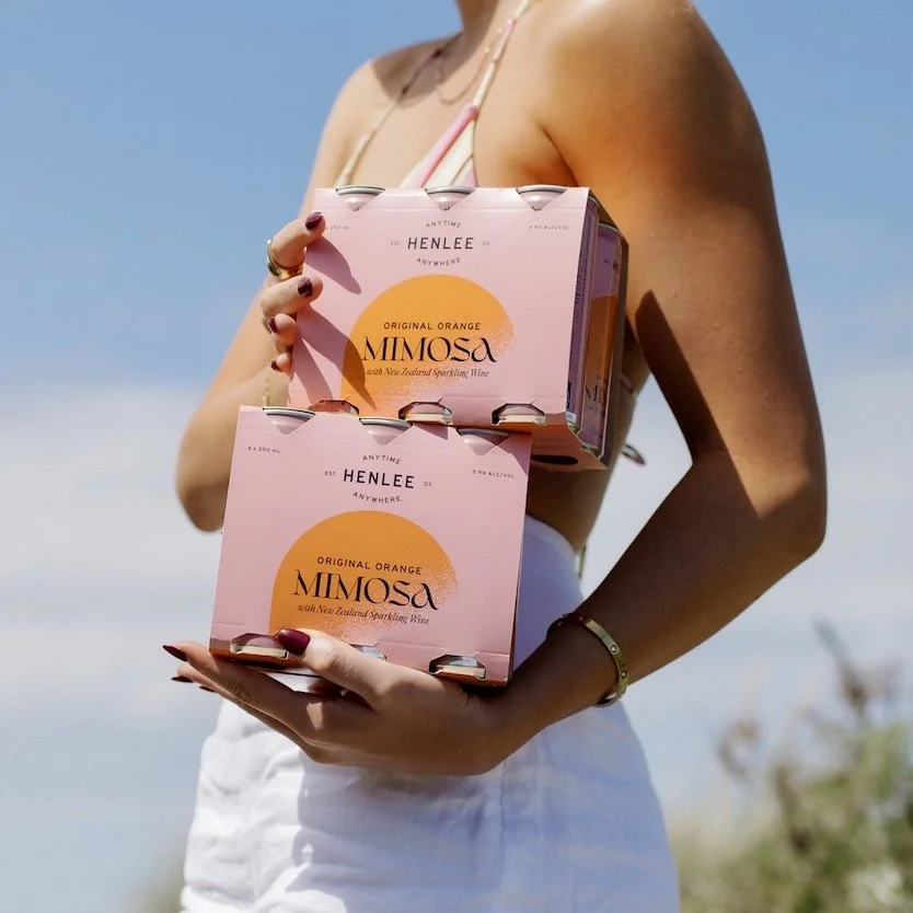 Henlee Orange Mimosa 6 Pack Cans 250ml X4 — Henlee Mimosa