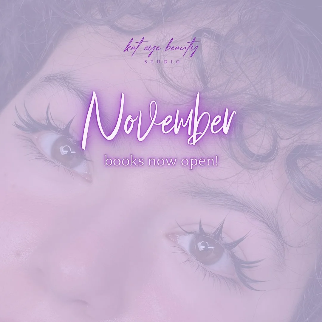 November books now open! Link in bio to book🫶🏻