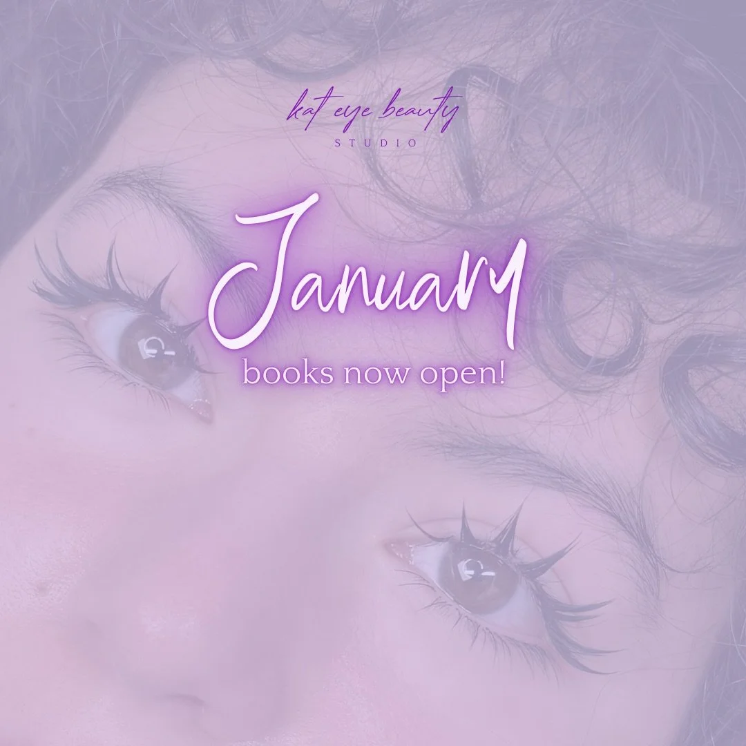 January is now open!💜 link in bio to book!