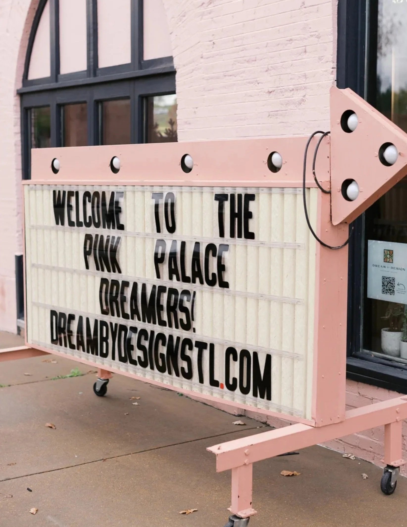 Pink Marquee Sign