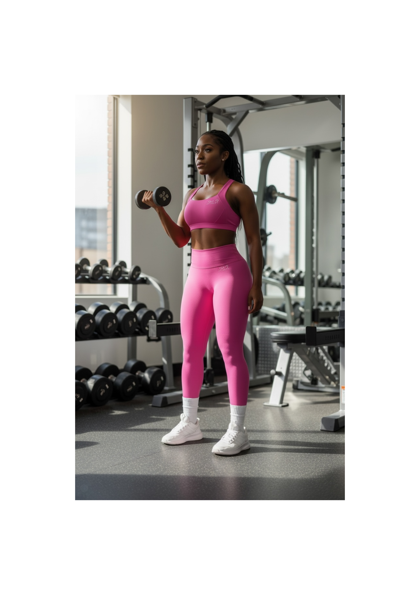 Hot Pink Sports Bra & Leggings