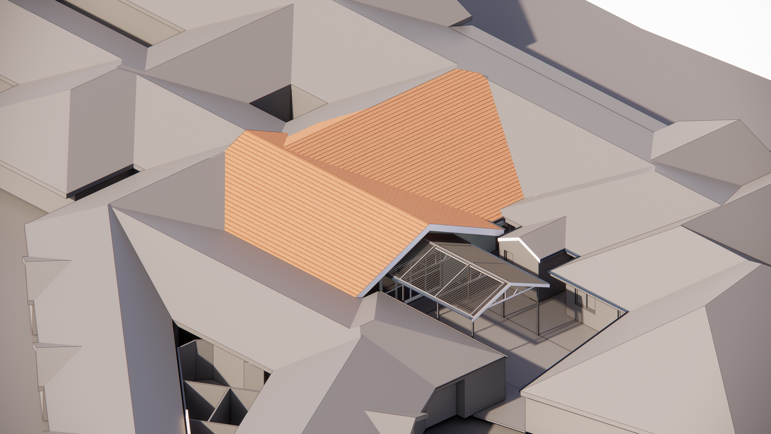 Architectural visualisation of proposed dining extension for Regis Aged Care Embleton