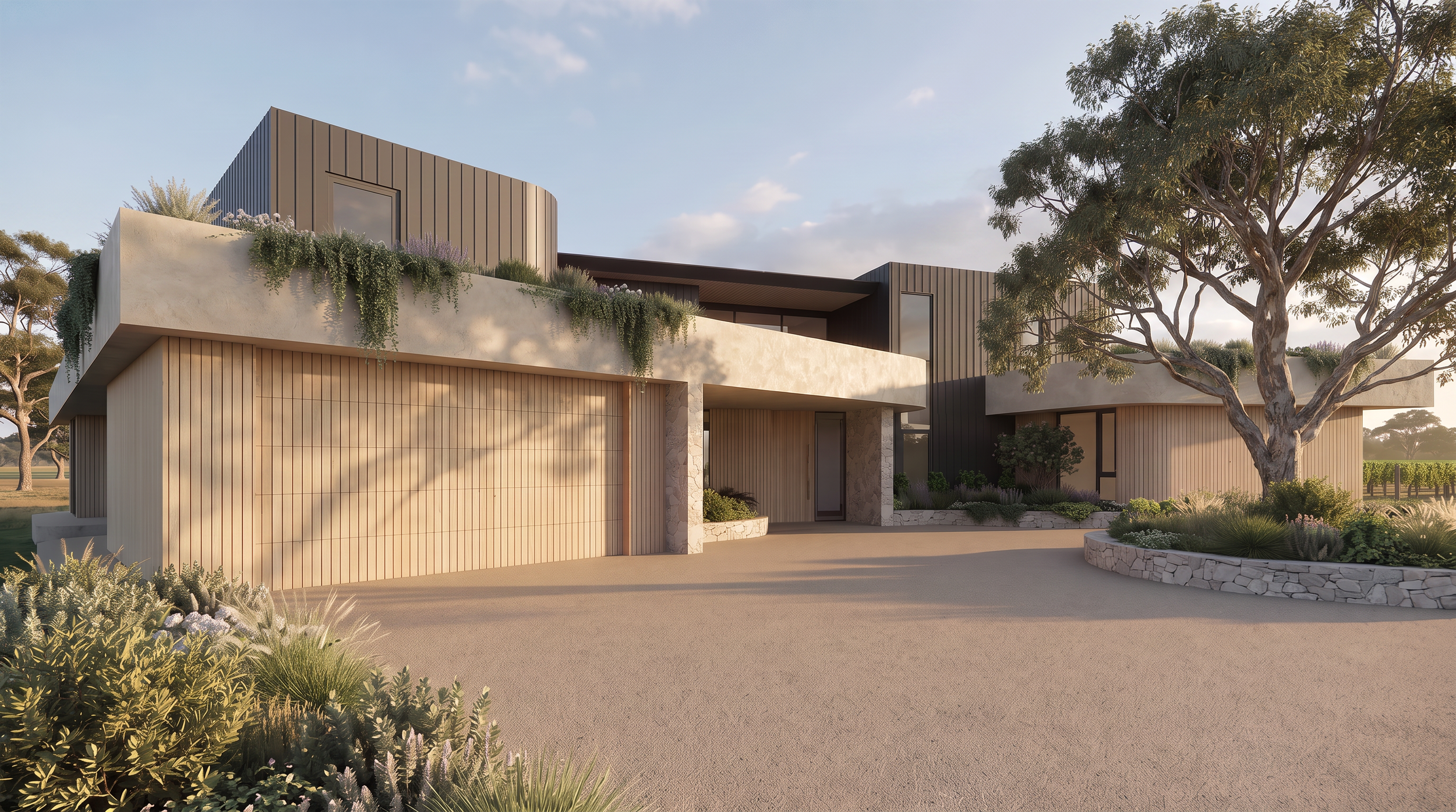 Sabella House contemporary rural home in Metricup, South West WA