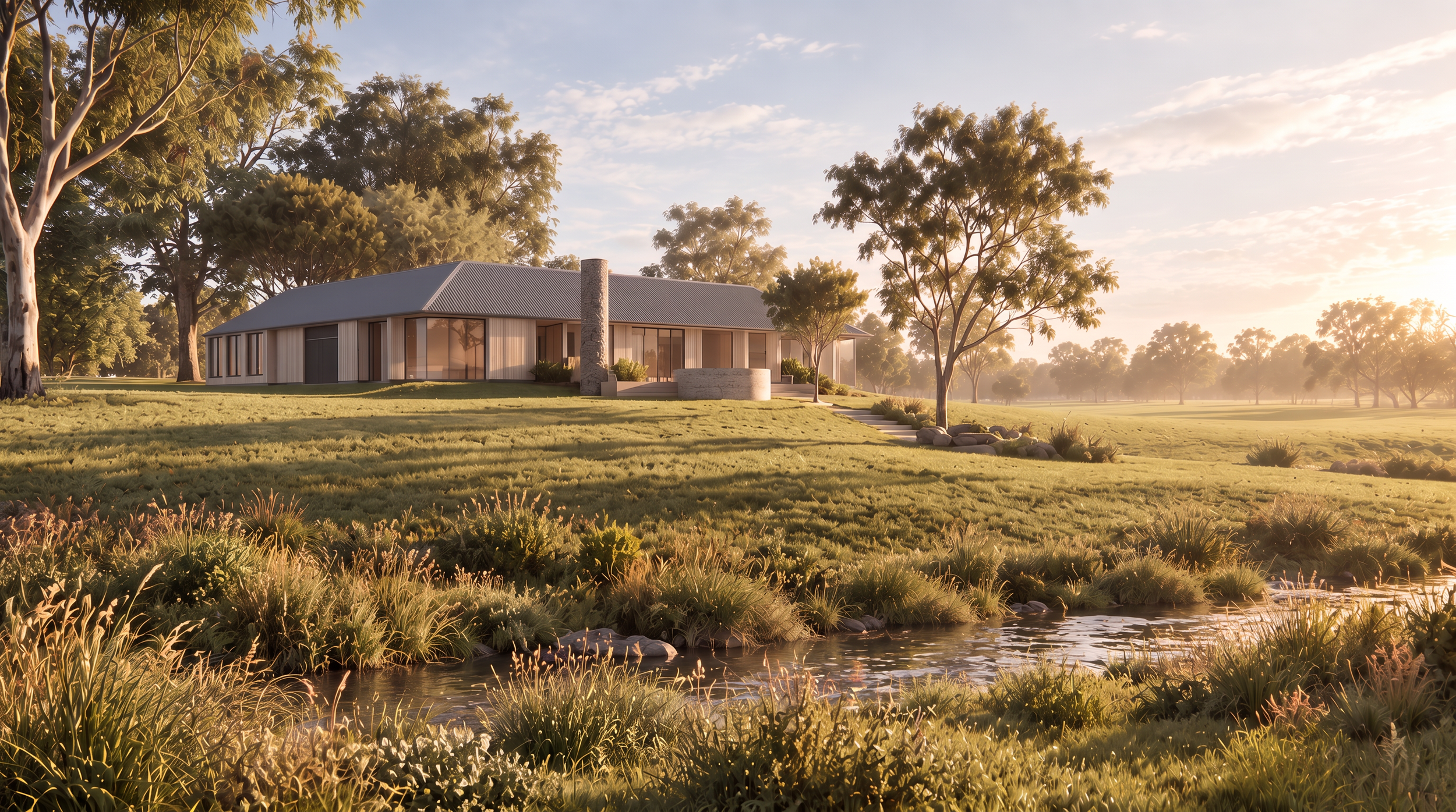 Contemporary rural home in Metricup near Margaret River, designed by Cynosure Architecture