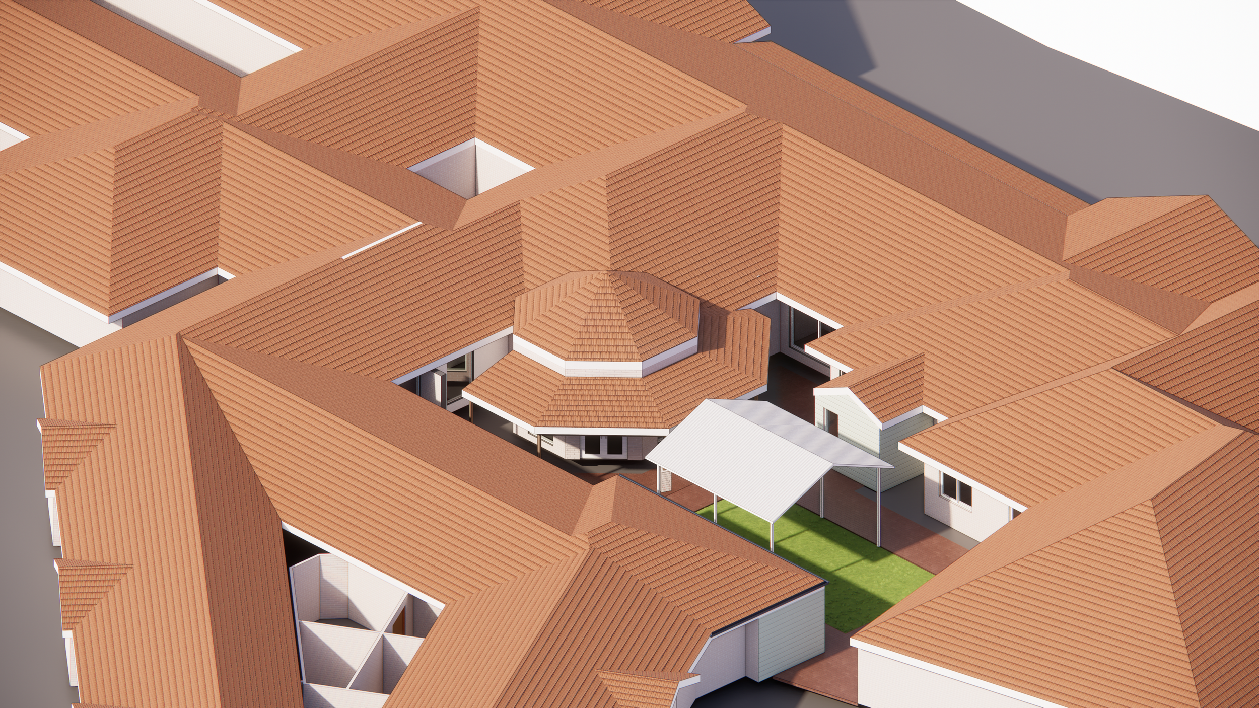 Proposed dining extension at Regis Aged Care Embleton showing accessible internal layout