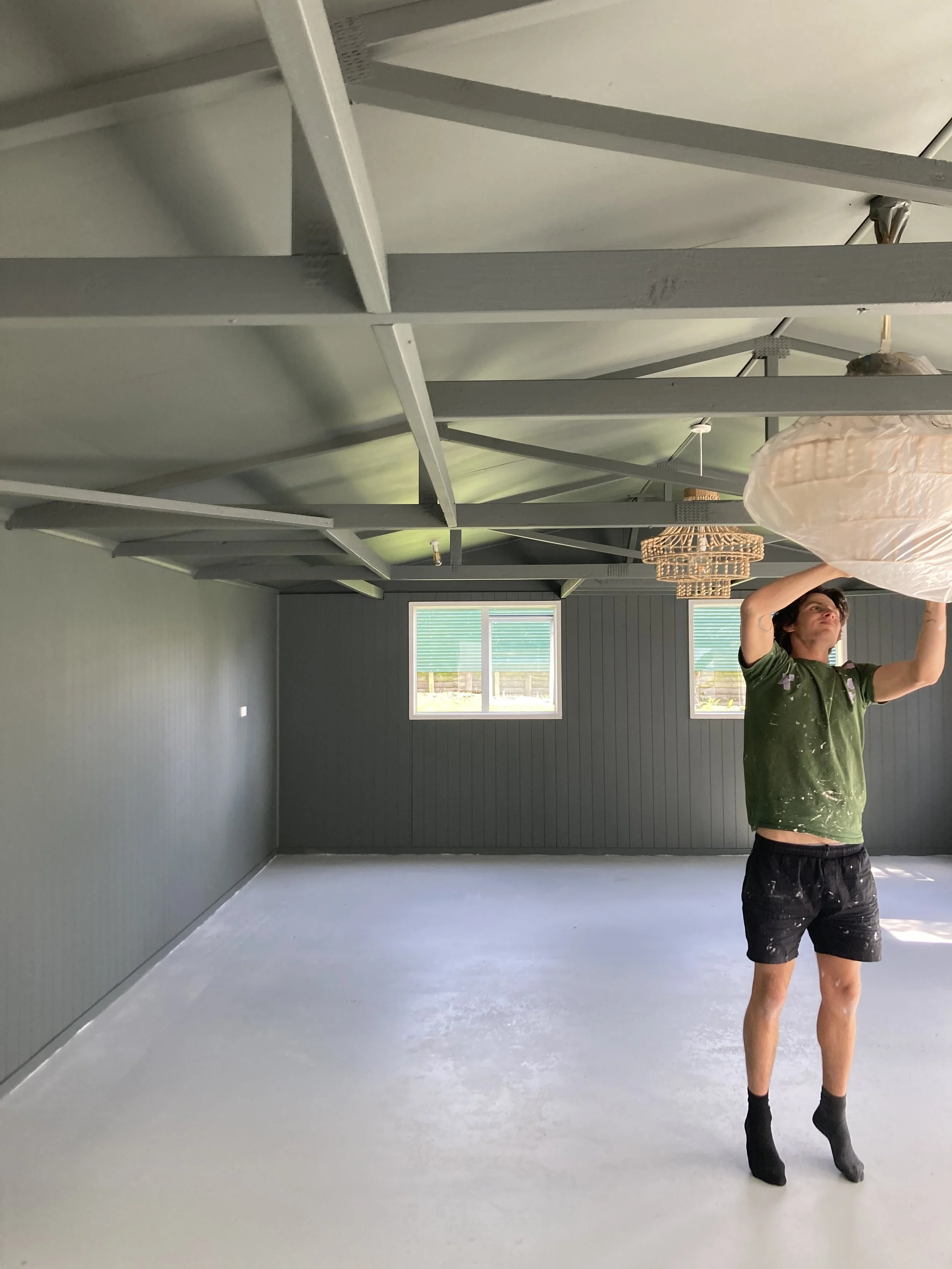 Colour drench and floor seal