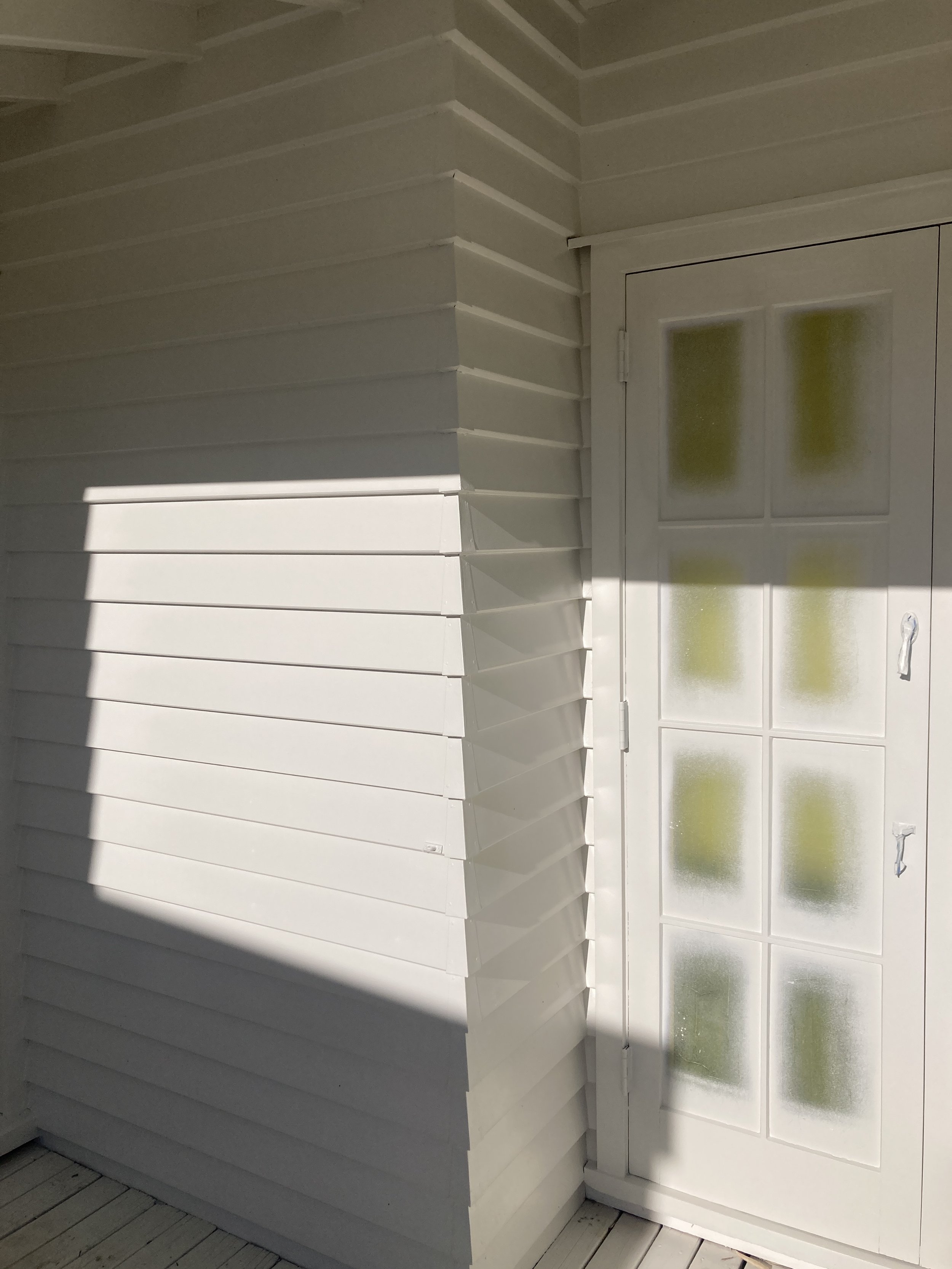 Spray finished weatherbaords