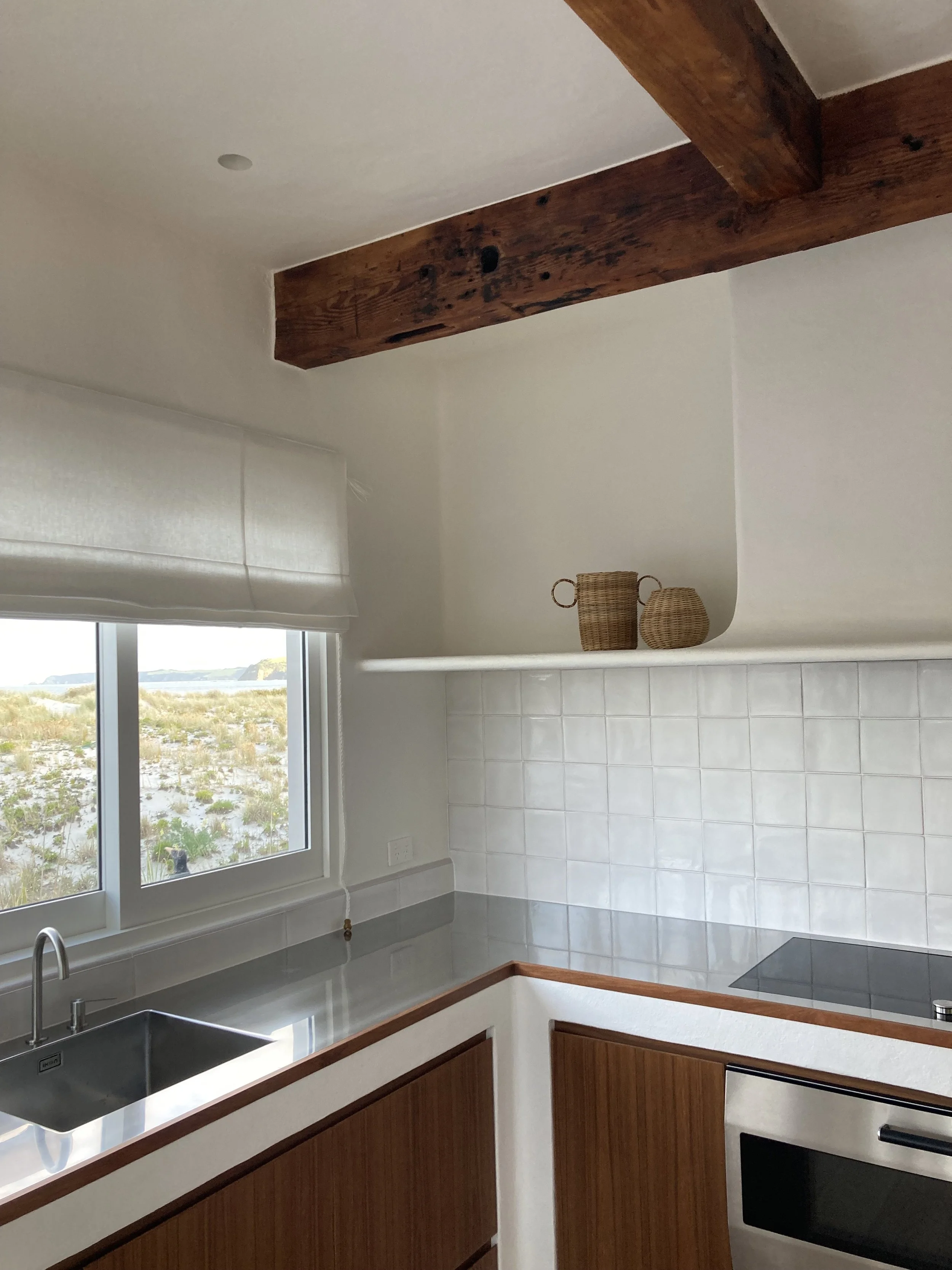 Interior kitchen, Omaha Beach, Aalto