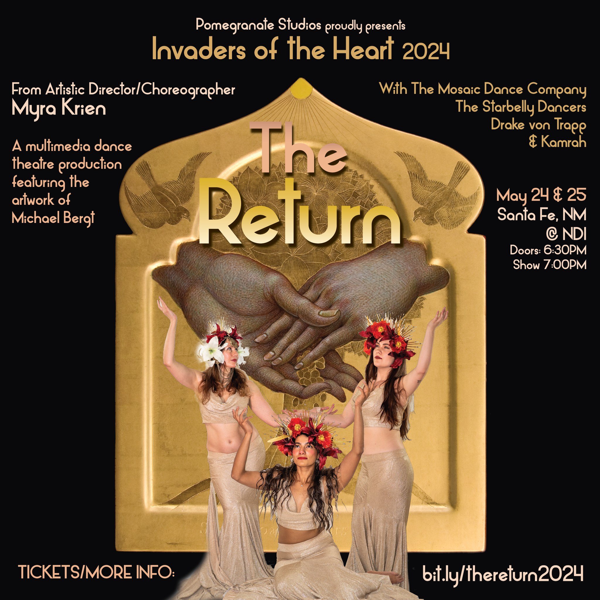 Santa Fe! Coming to you this May--Invaders of the Heart 2024: The Return ✨

What stories have shaped our collective consciousness, our world? What new stories can we tell that will uphold and protect the sanctity of all life?

Invaders of the Heart 2