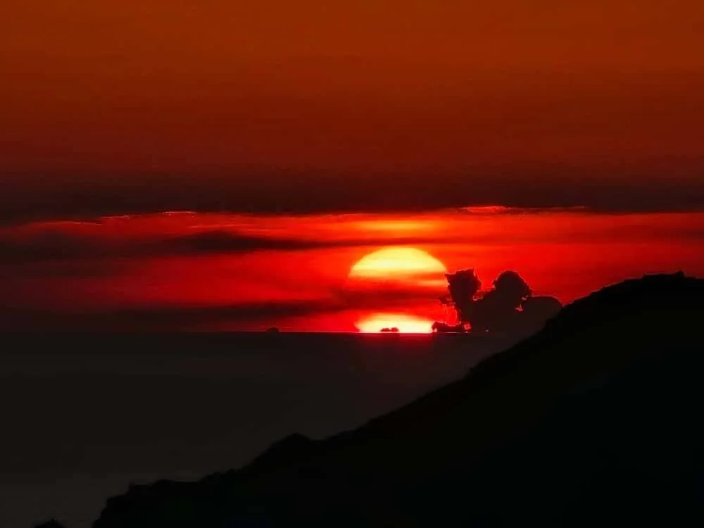 Sunset on Santorini...