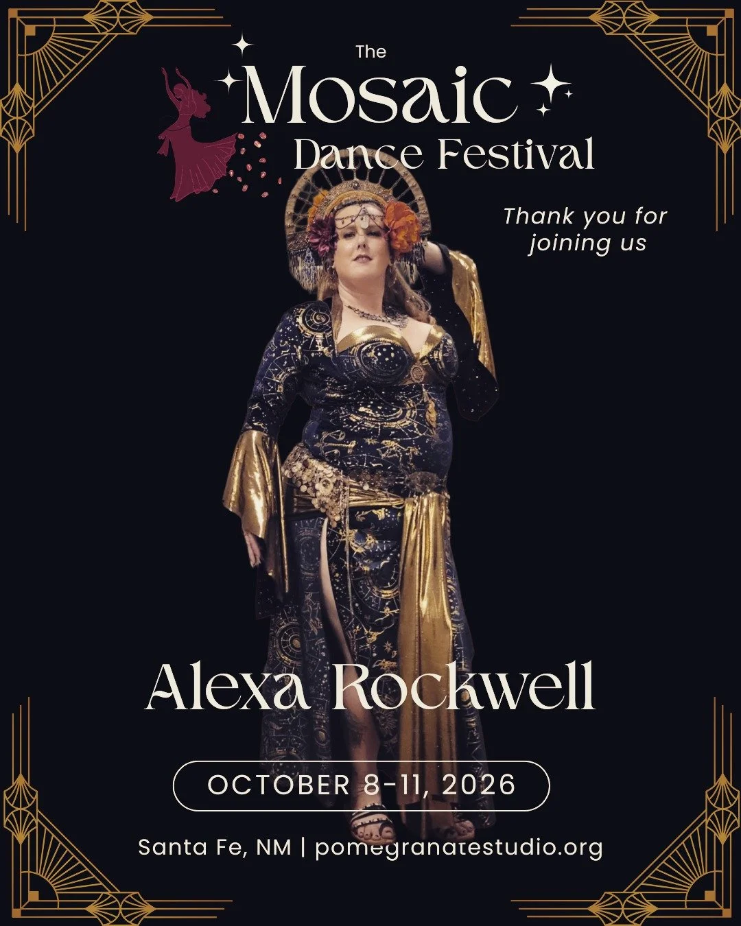 Thank you @lexi_di_luna for joining us in Pomegranate Studios 30th Anniversary! We look forward to dancing with you.